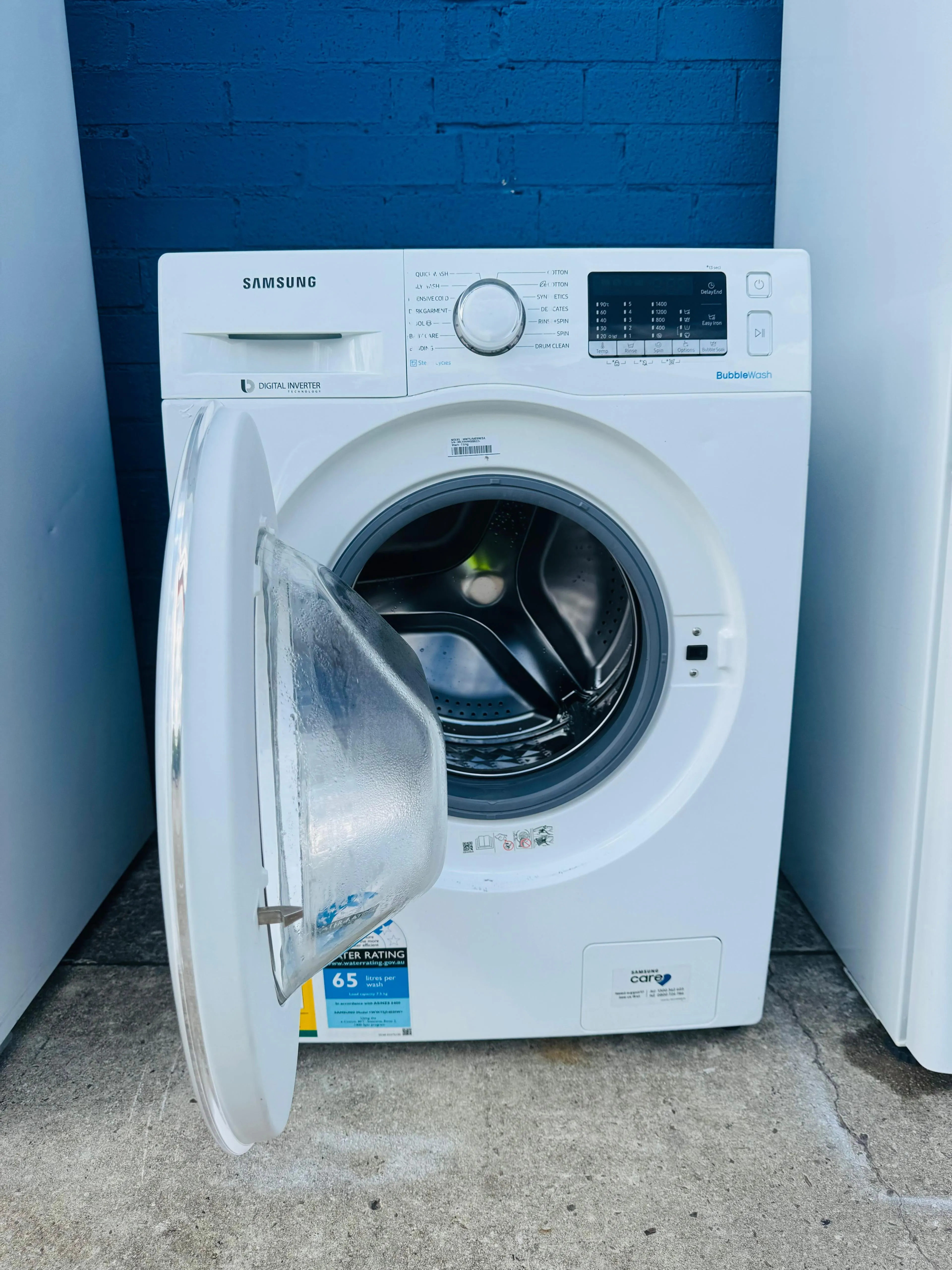 **SAMSUNG 7.5 KGS FRONT LOADER WASHING MACHINE**