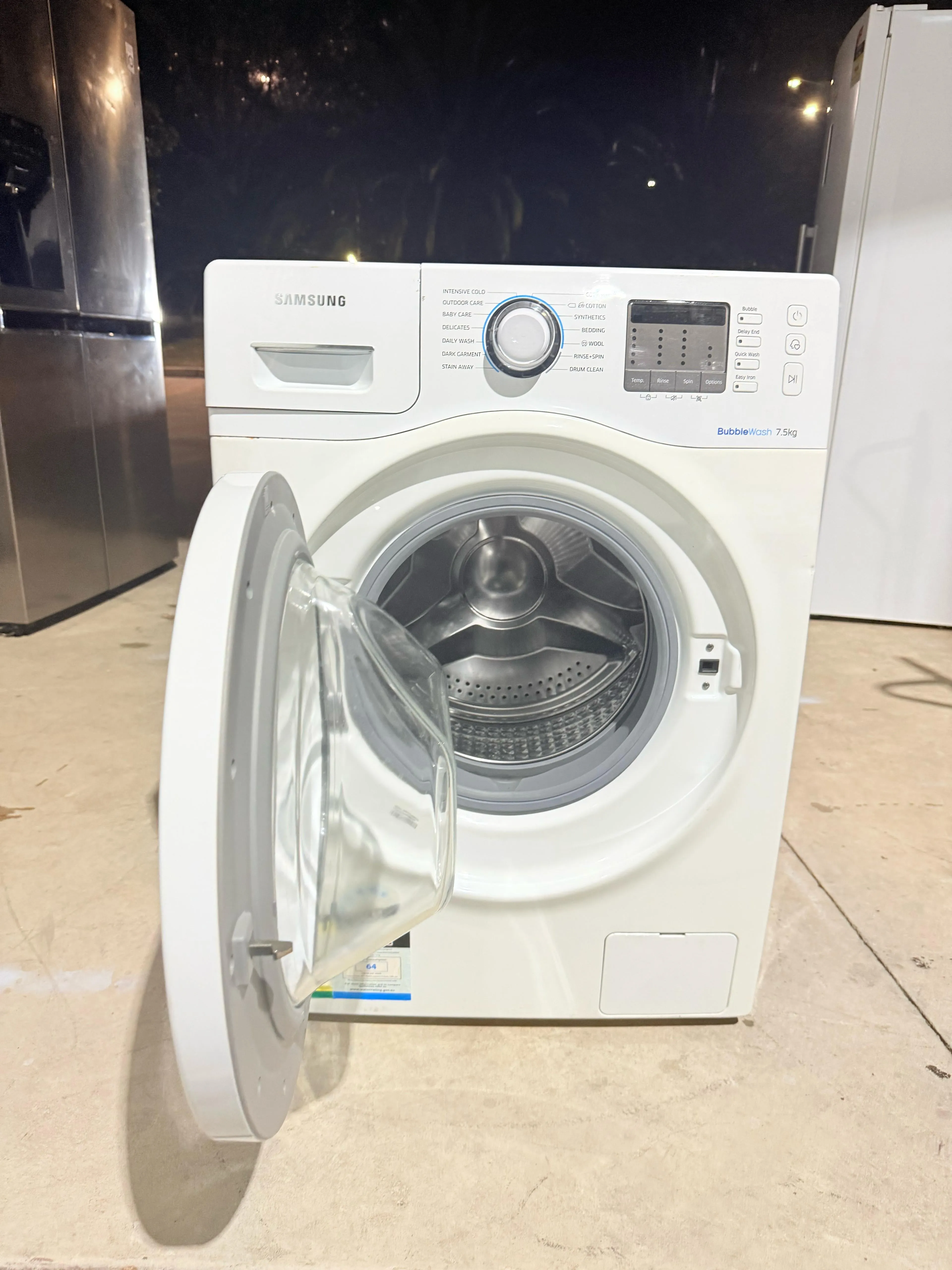 **SAMSUNG 7.5 KGS FRONT LOADER WASHING MACHINE**