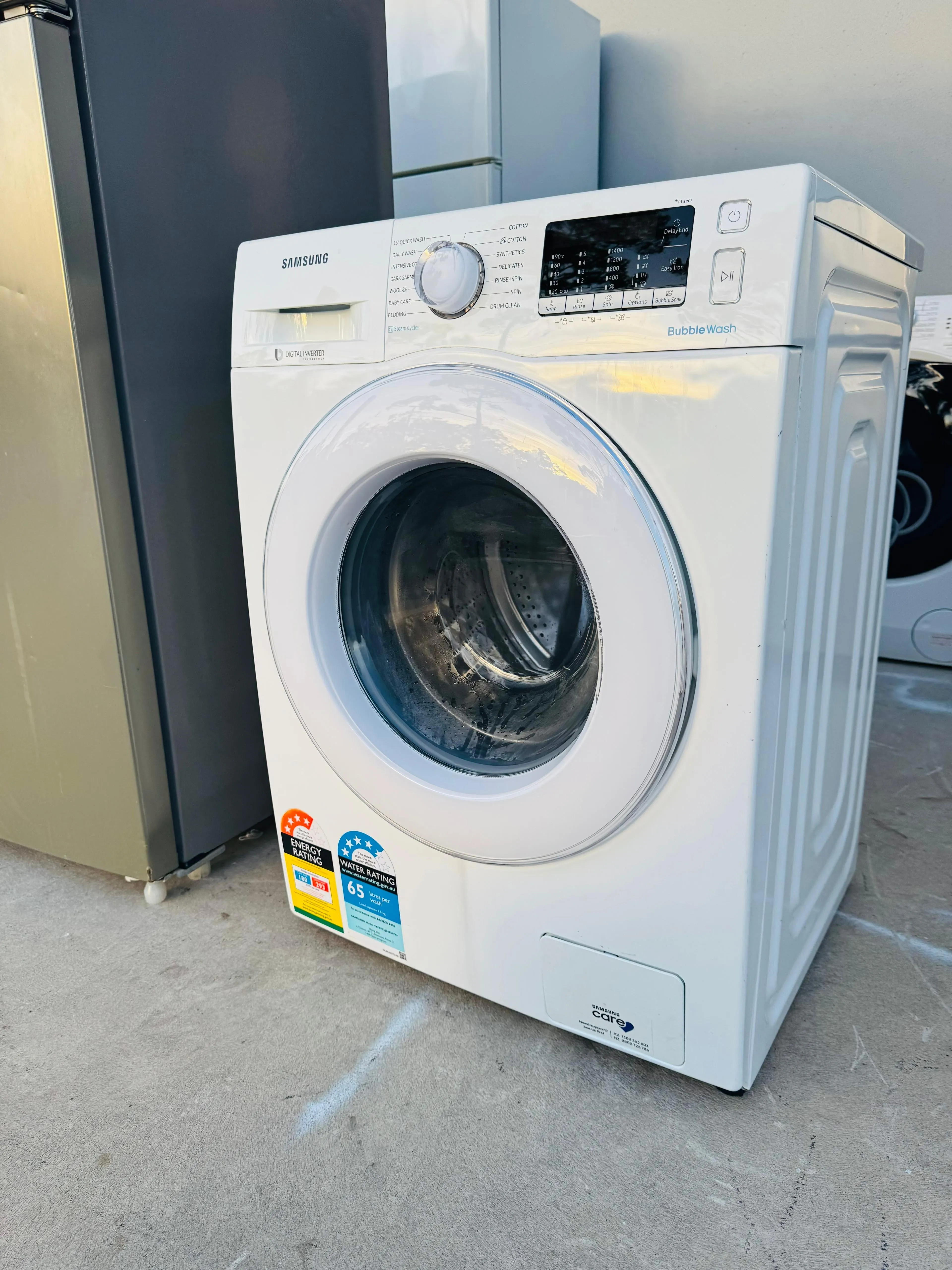 **SAMSUNG 7.5 KGS FRONT LOADER WASHING MACHINE**
