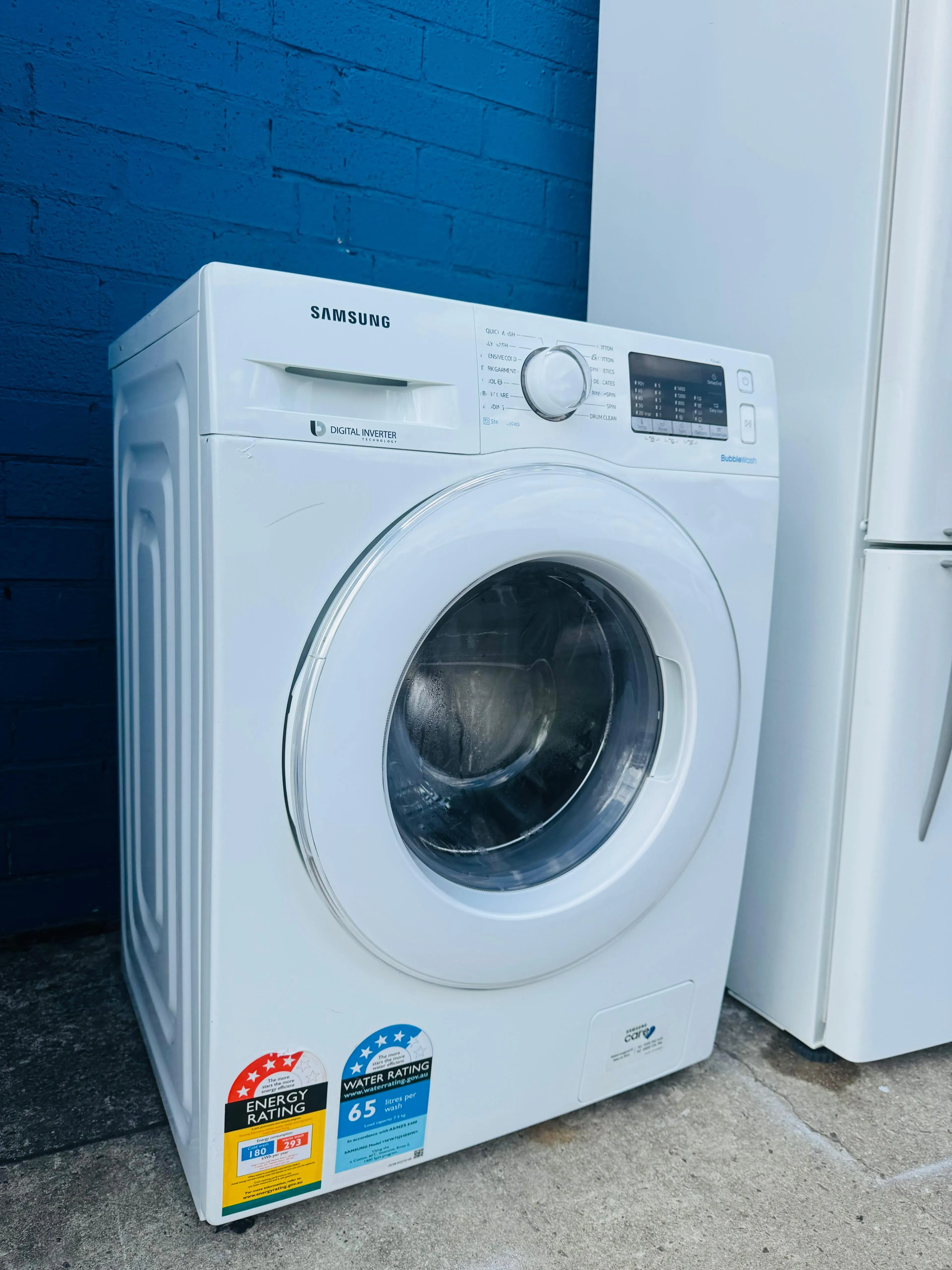**SAMSUNG 7.5 KGS FRONT LOADER WASHING MACHINE**