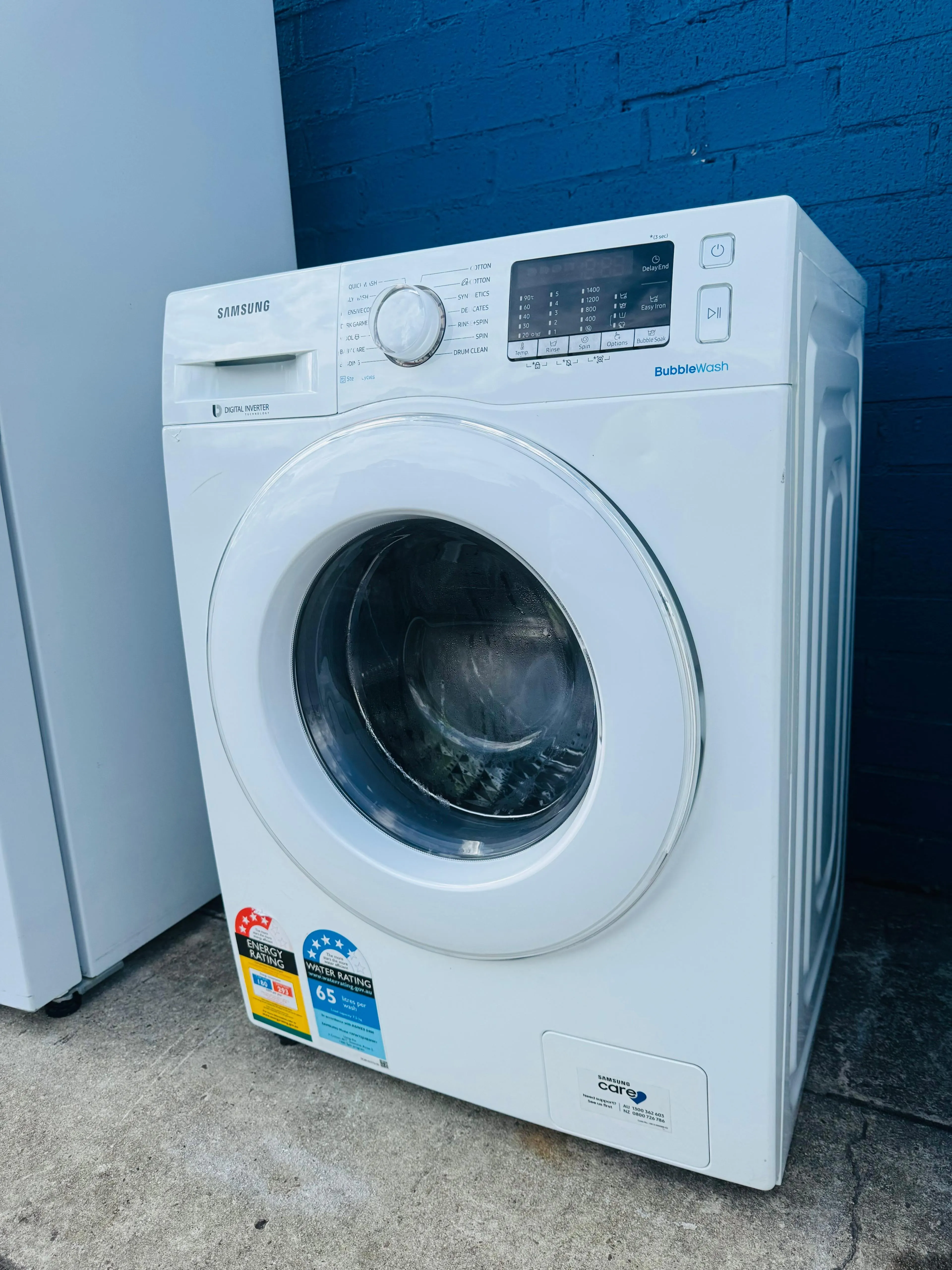 **SAMSUNG 7.5 KGS FRONT LOADER WASHING MACHINE**