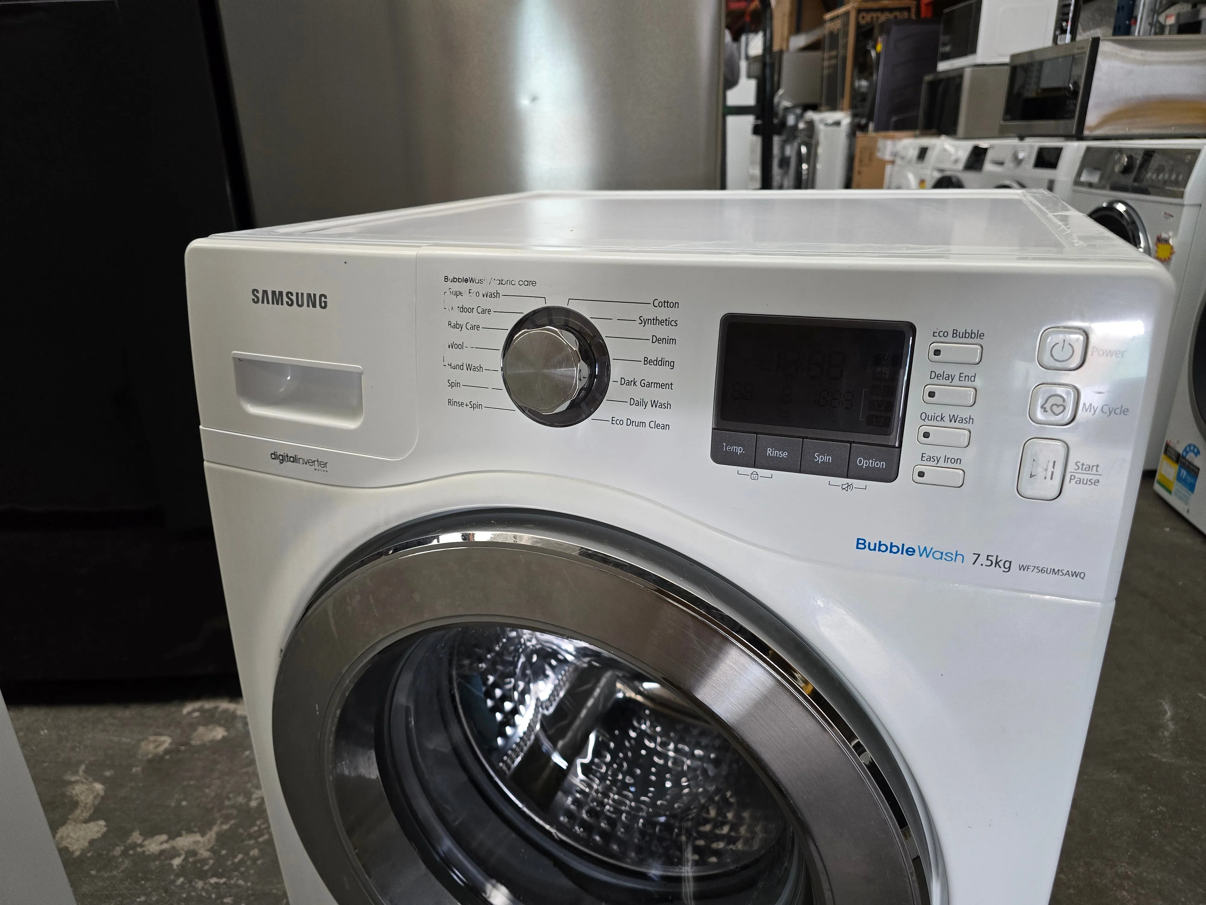 Samsung 7.5kg BubbleWash Front Loader