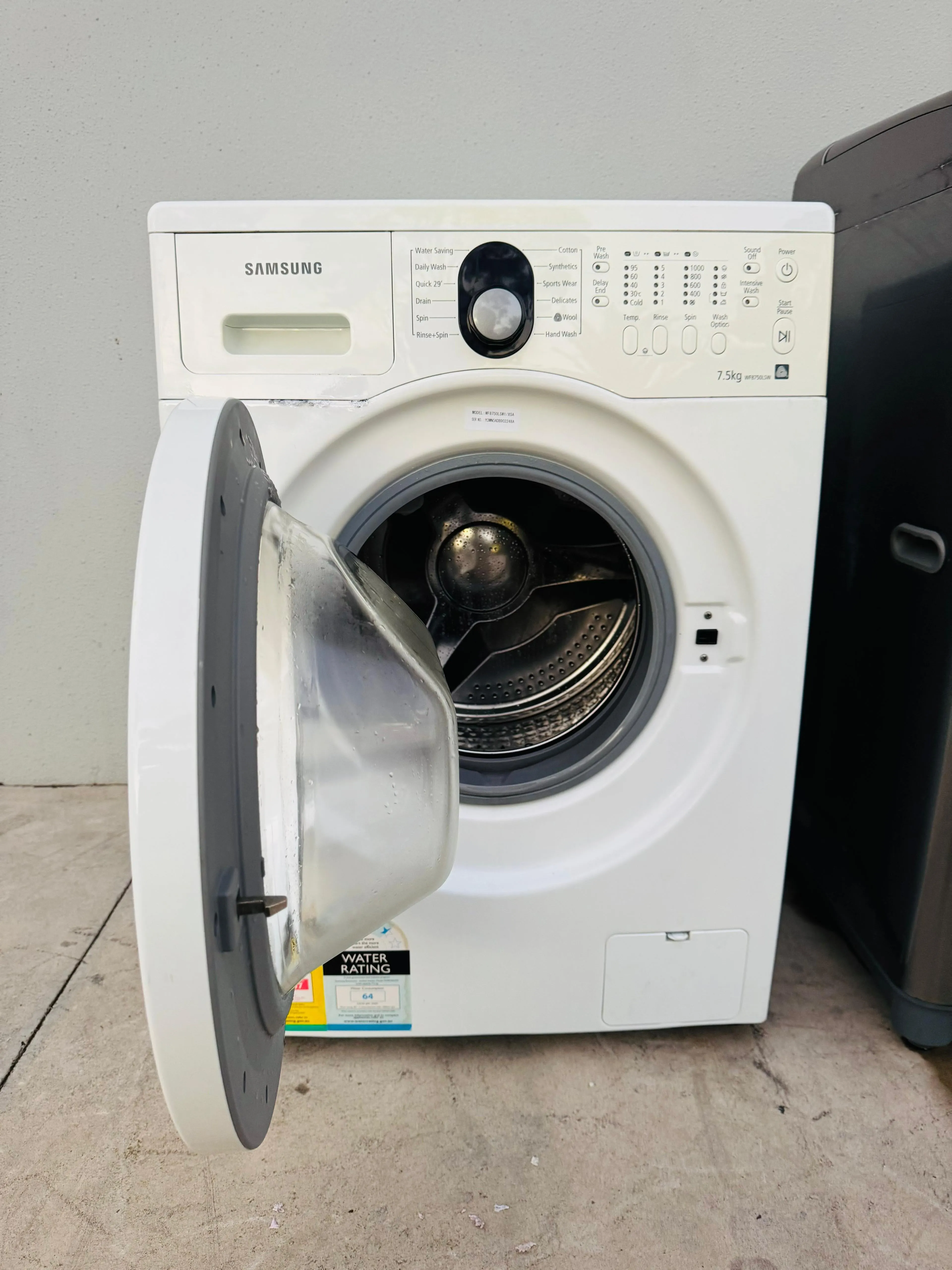 **SAMSUNG 7.5KGS FRONT LOADER WASHING MACHINE**