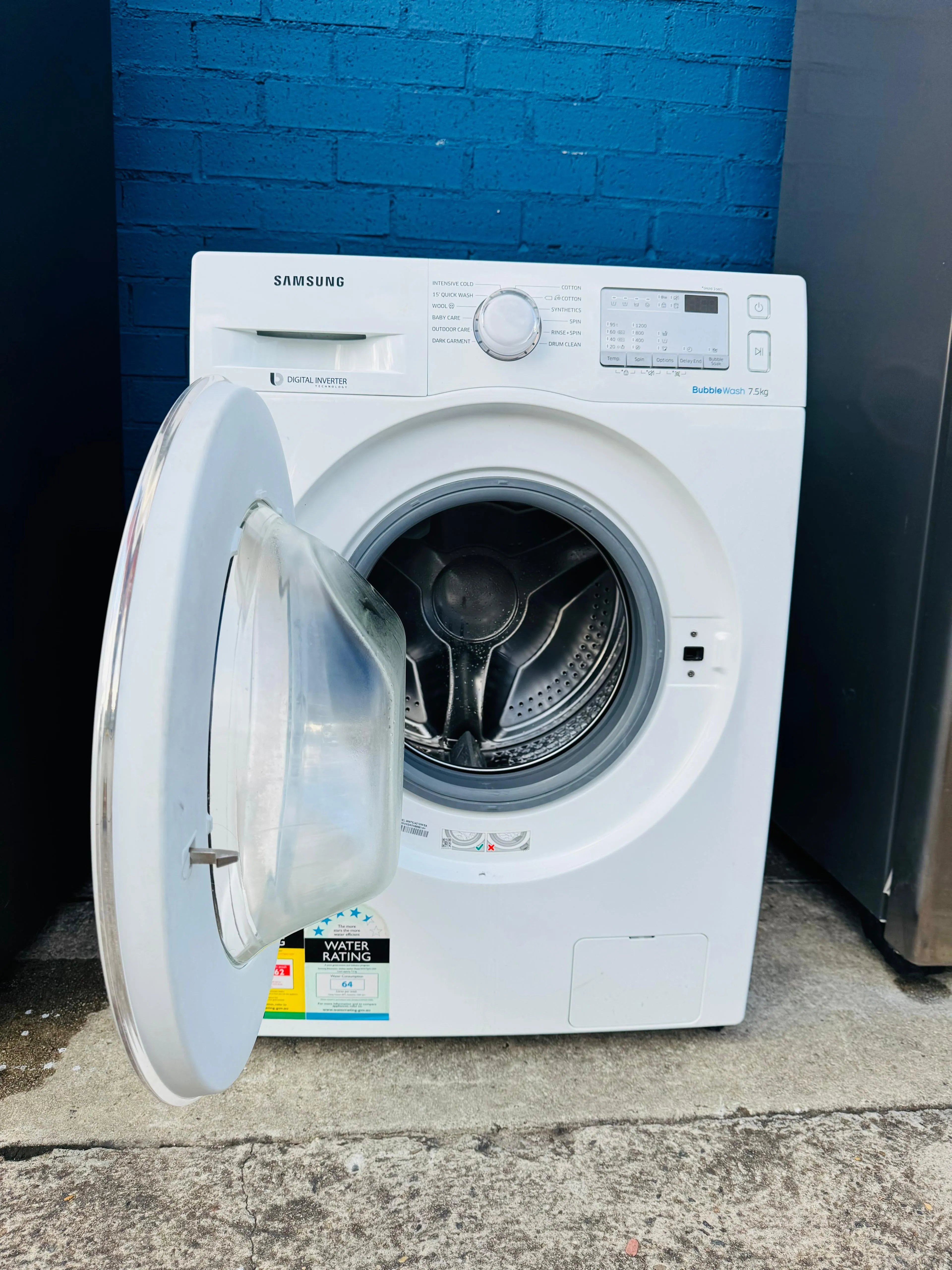 **SAMSUNG 7.5KGS FRONT LOADER WASHING MACHINE**