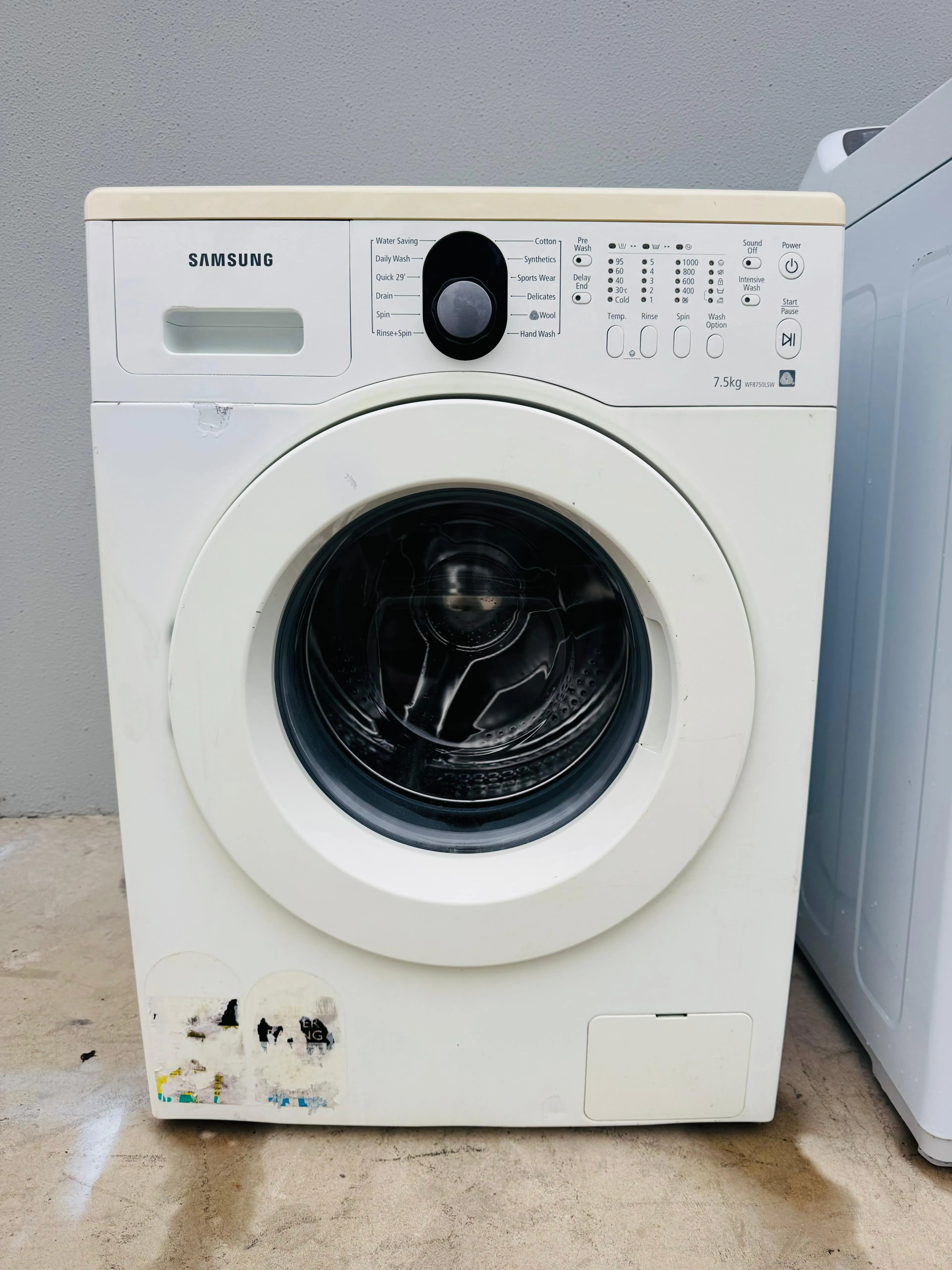 **SAMSUNG 7.5KGS FRONT LOADER WASHING MACHINE**