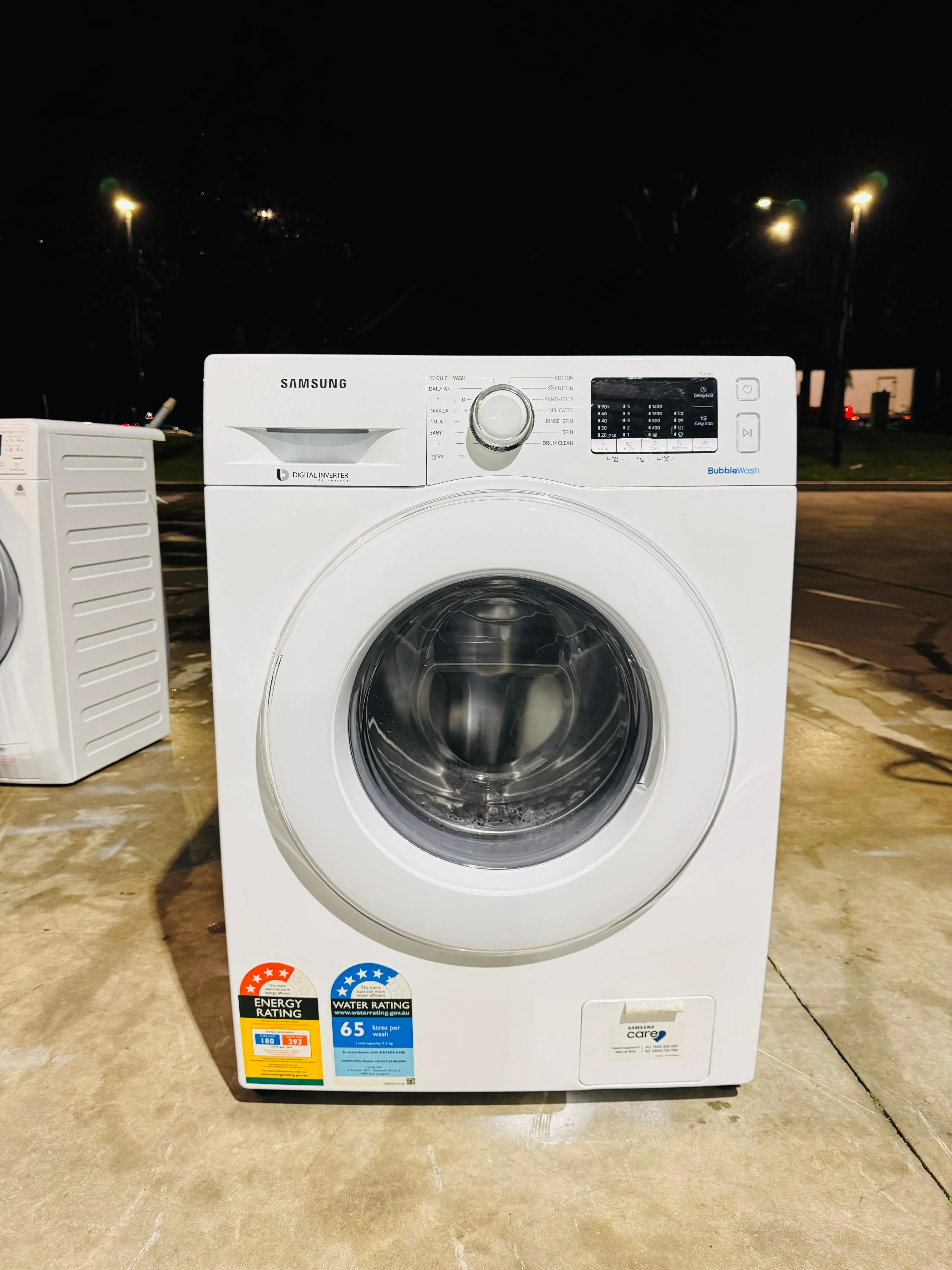 **SAMSUNG 7.5KGS FRONT LOADER WASHING MACHINE**