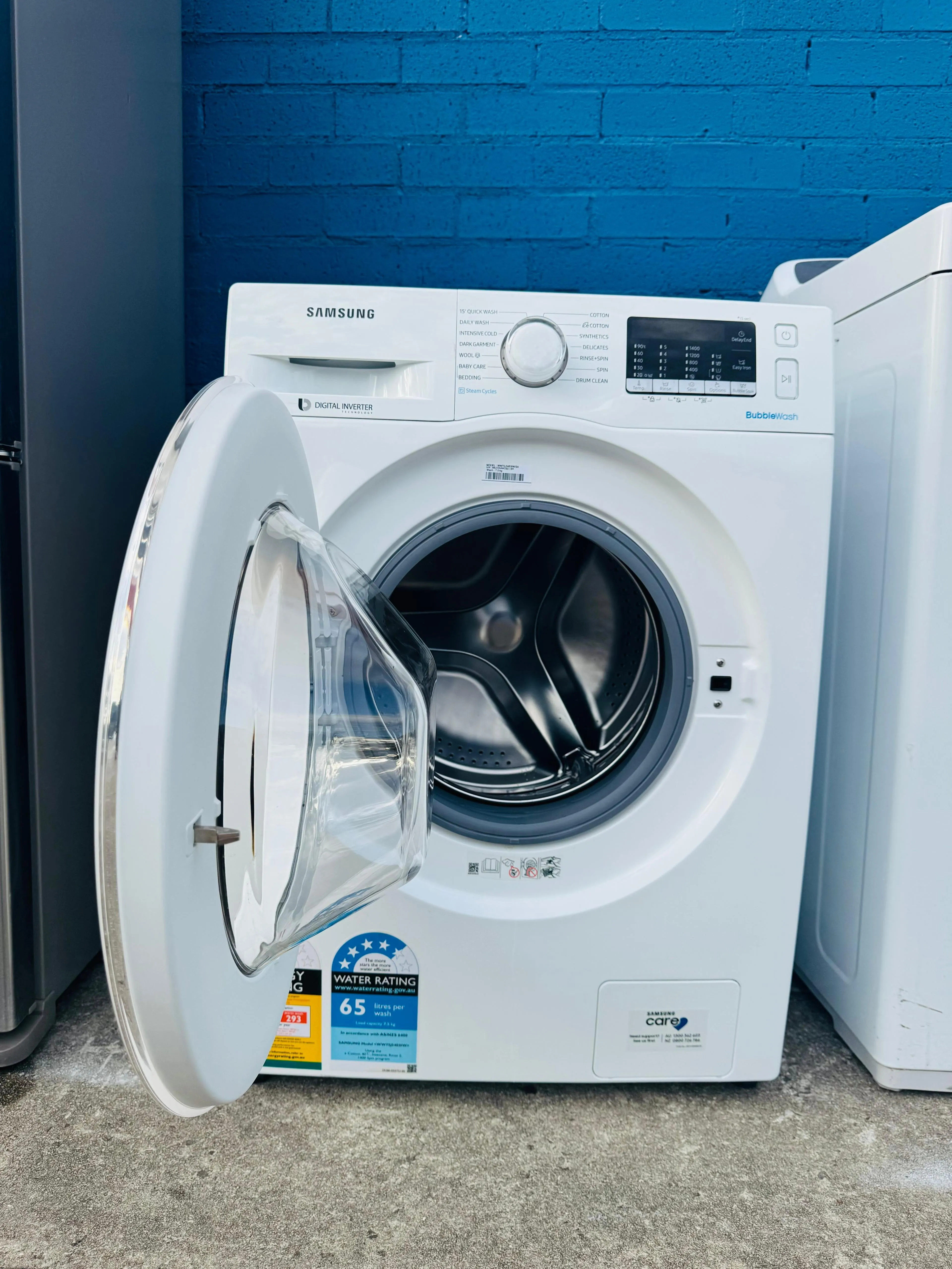 **SAMSUNG 7.5KGS FRONT LOADER WASHING MACHINE**