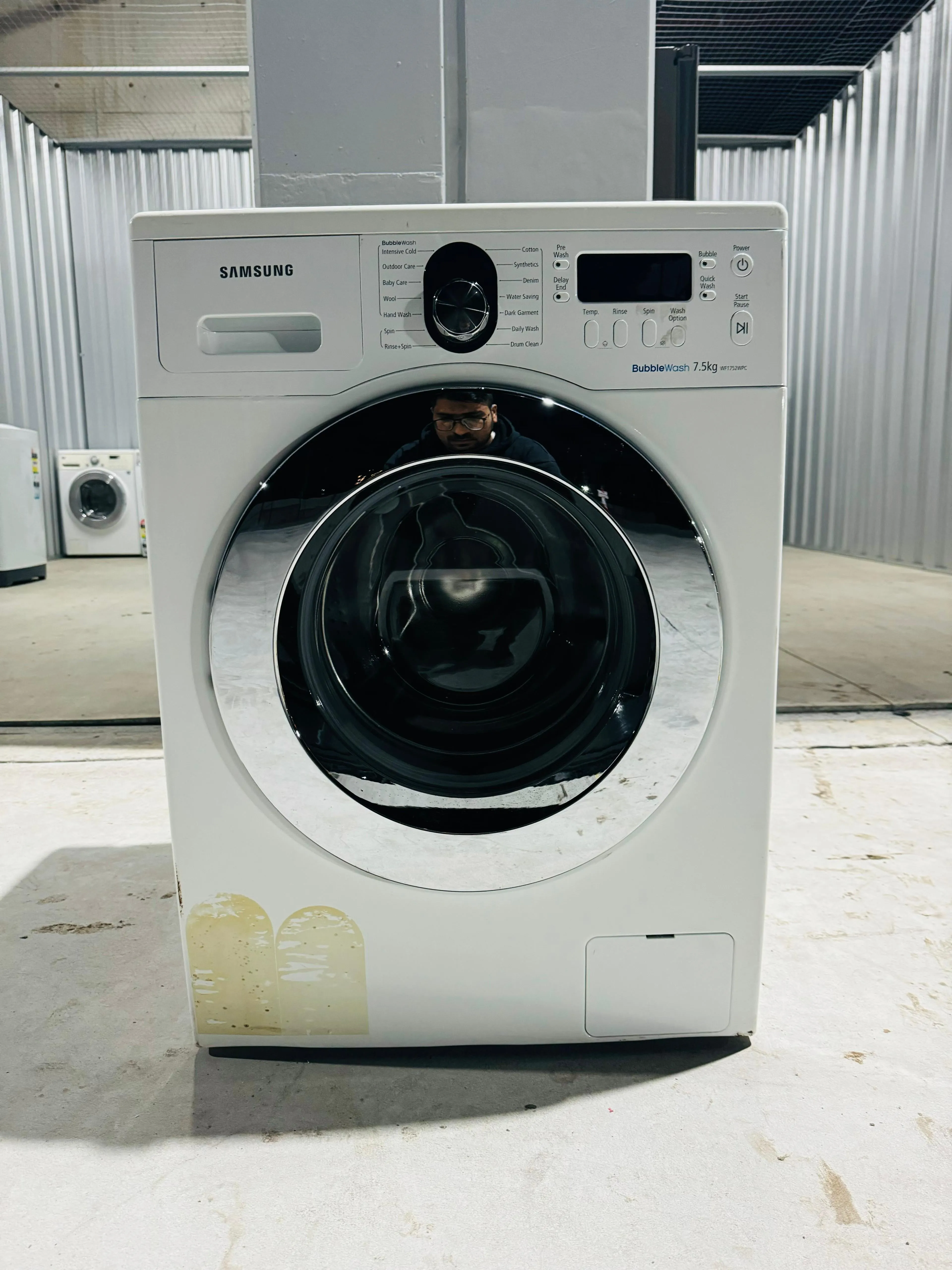 **SAMSUNG 7.5KGS FRONT LOADER WASHING MACHINE**