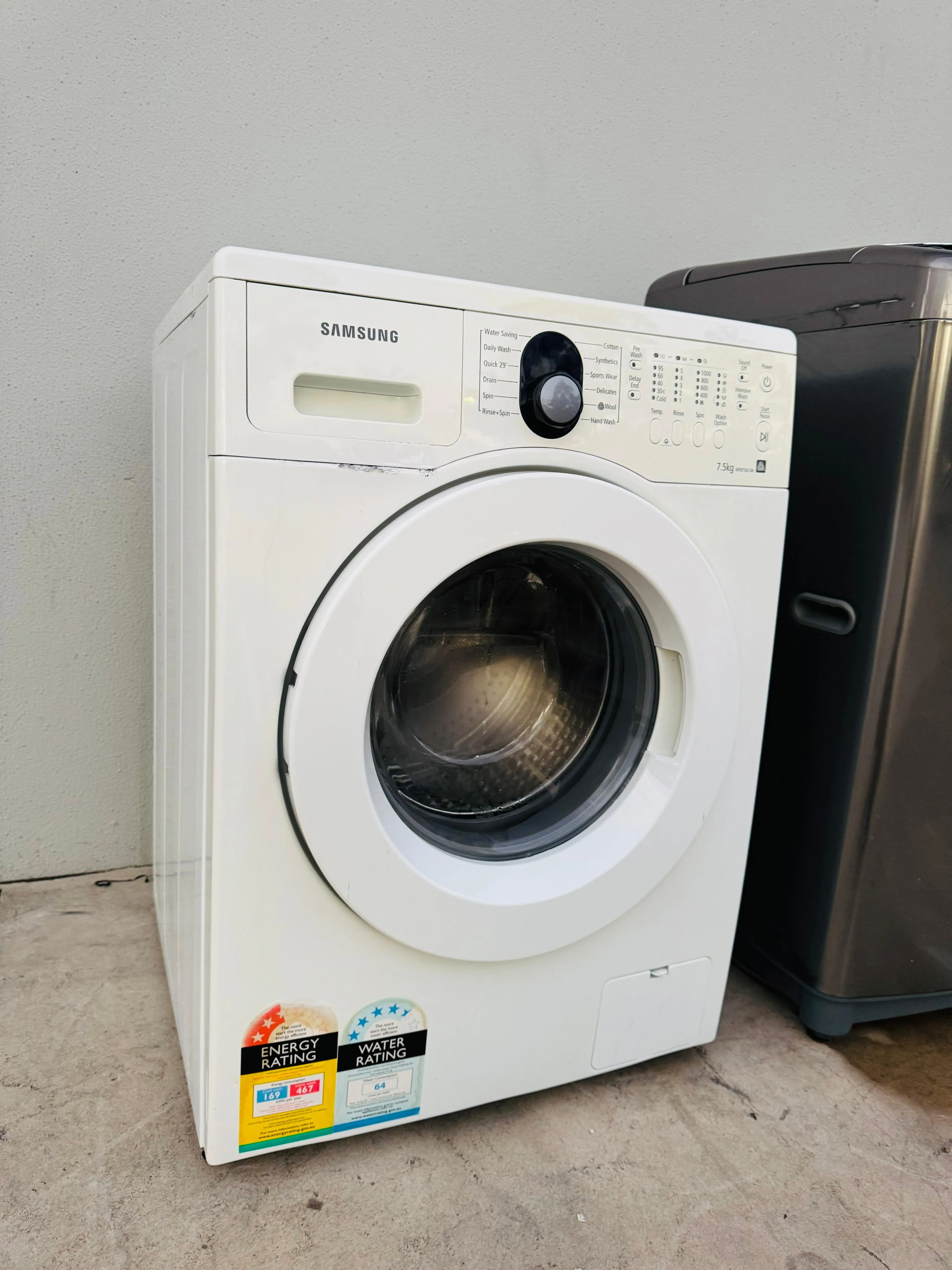 **SAMSUNG 7.5KGS FRONT LOADER WASHING MACHINE**