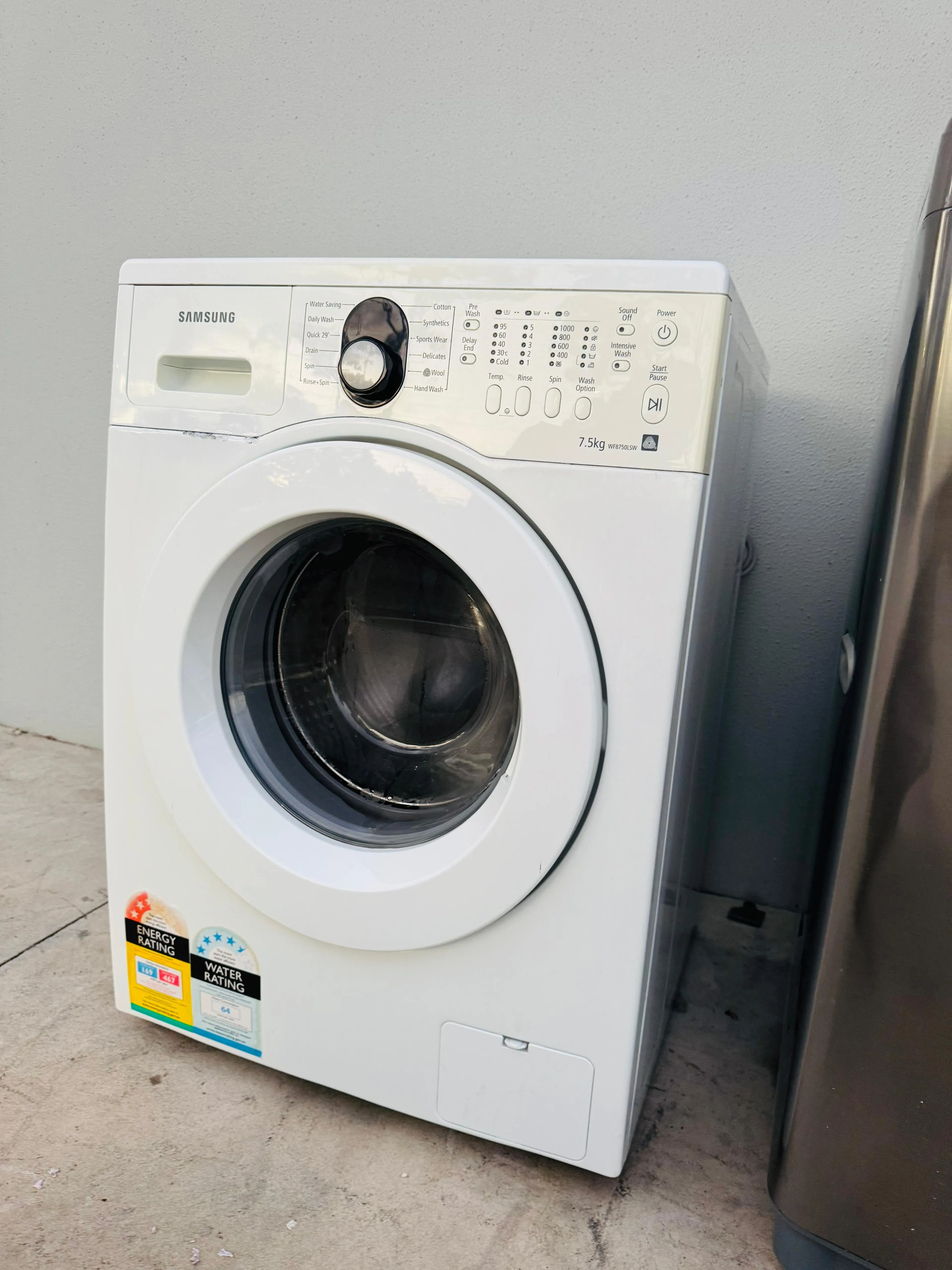 **SAMSUNG 7.5KGS FRONT LOADER WASHING MACHINE**