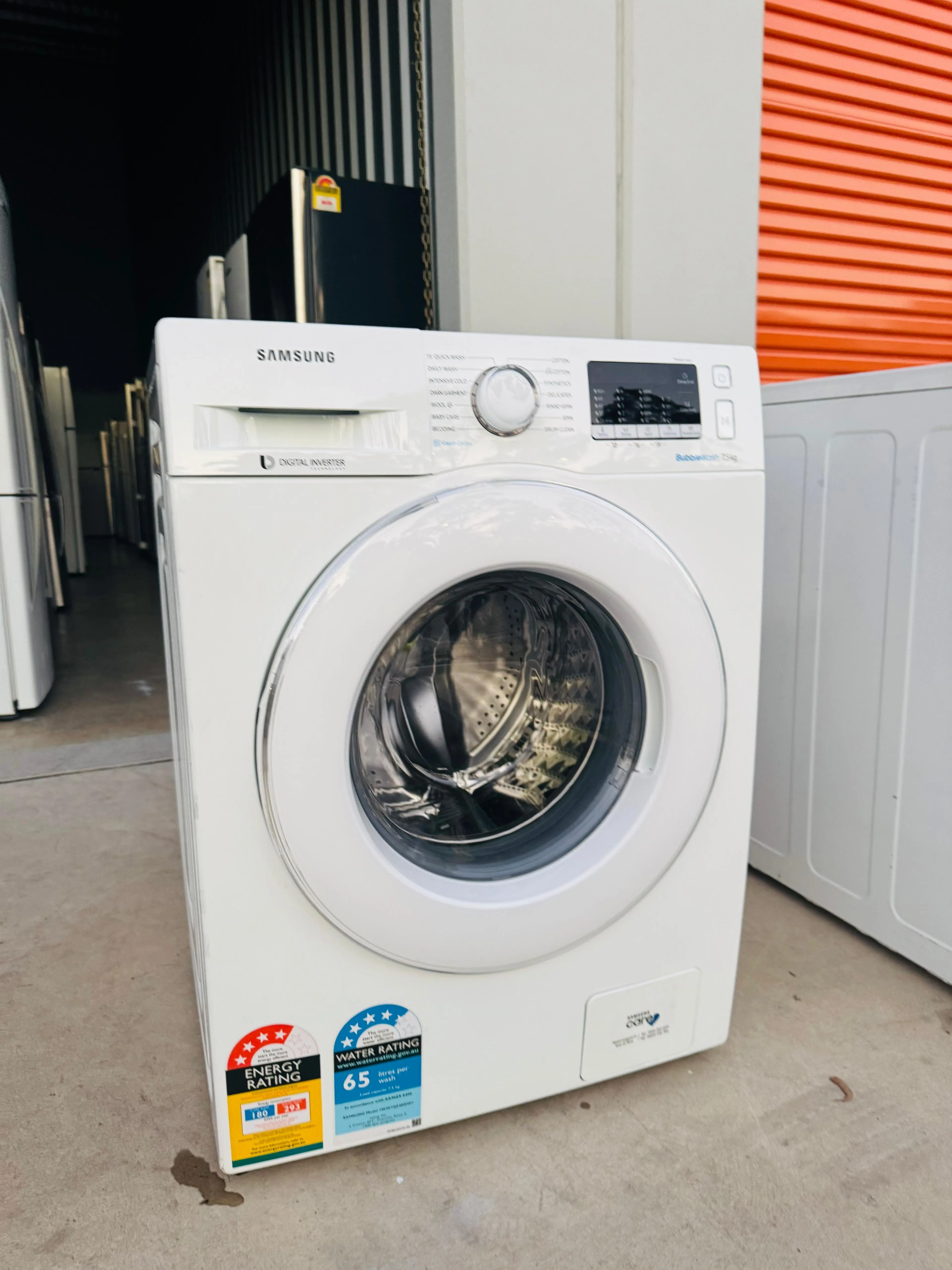 **SAMSUNG 7.5KGS FRONT LOADER WASHING MACHINE**