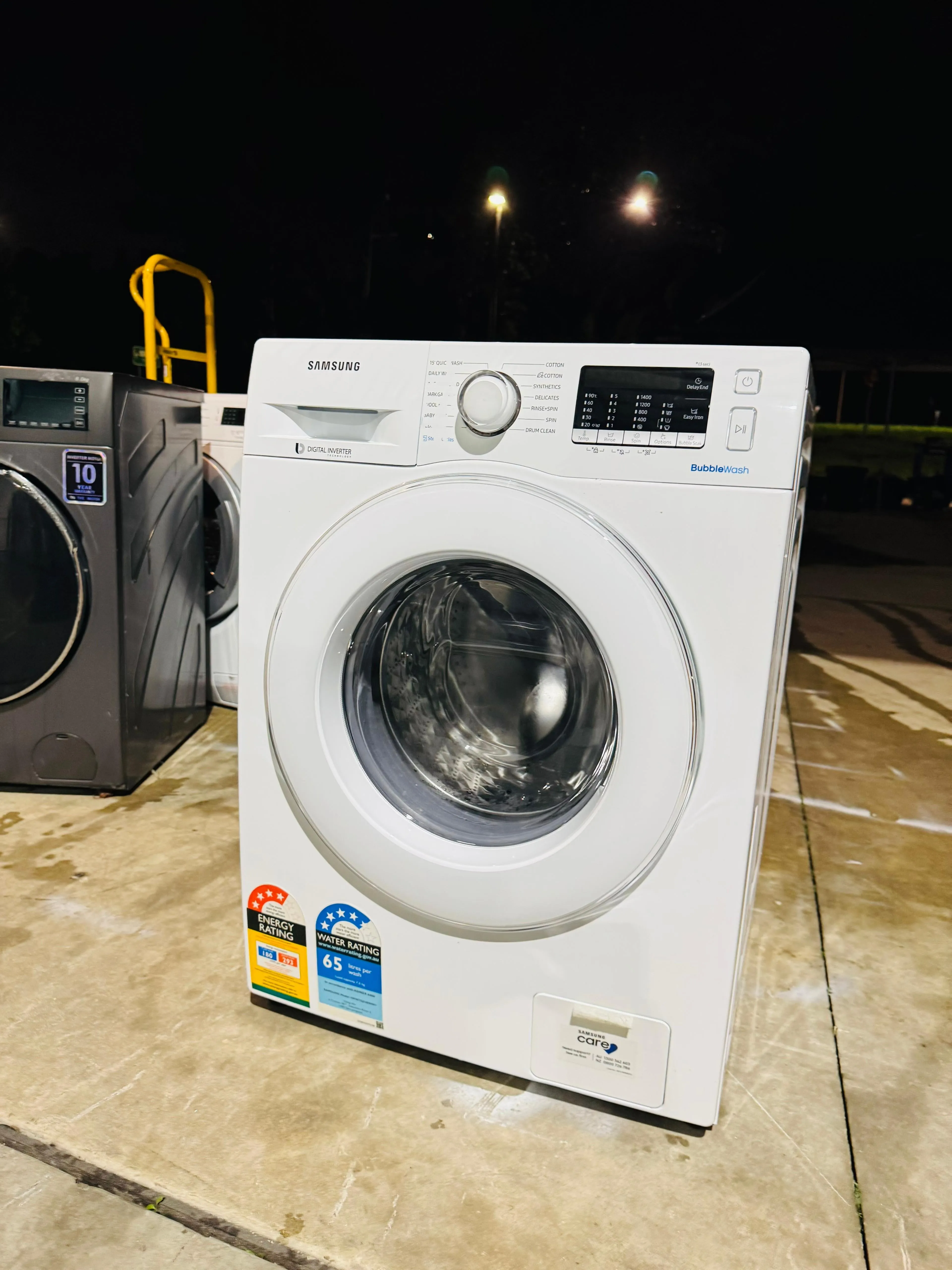 **SAMSUNG 7.5KGS FRONT LOADER WASHING MACHINE**
