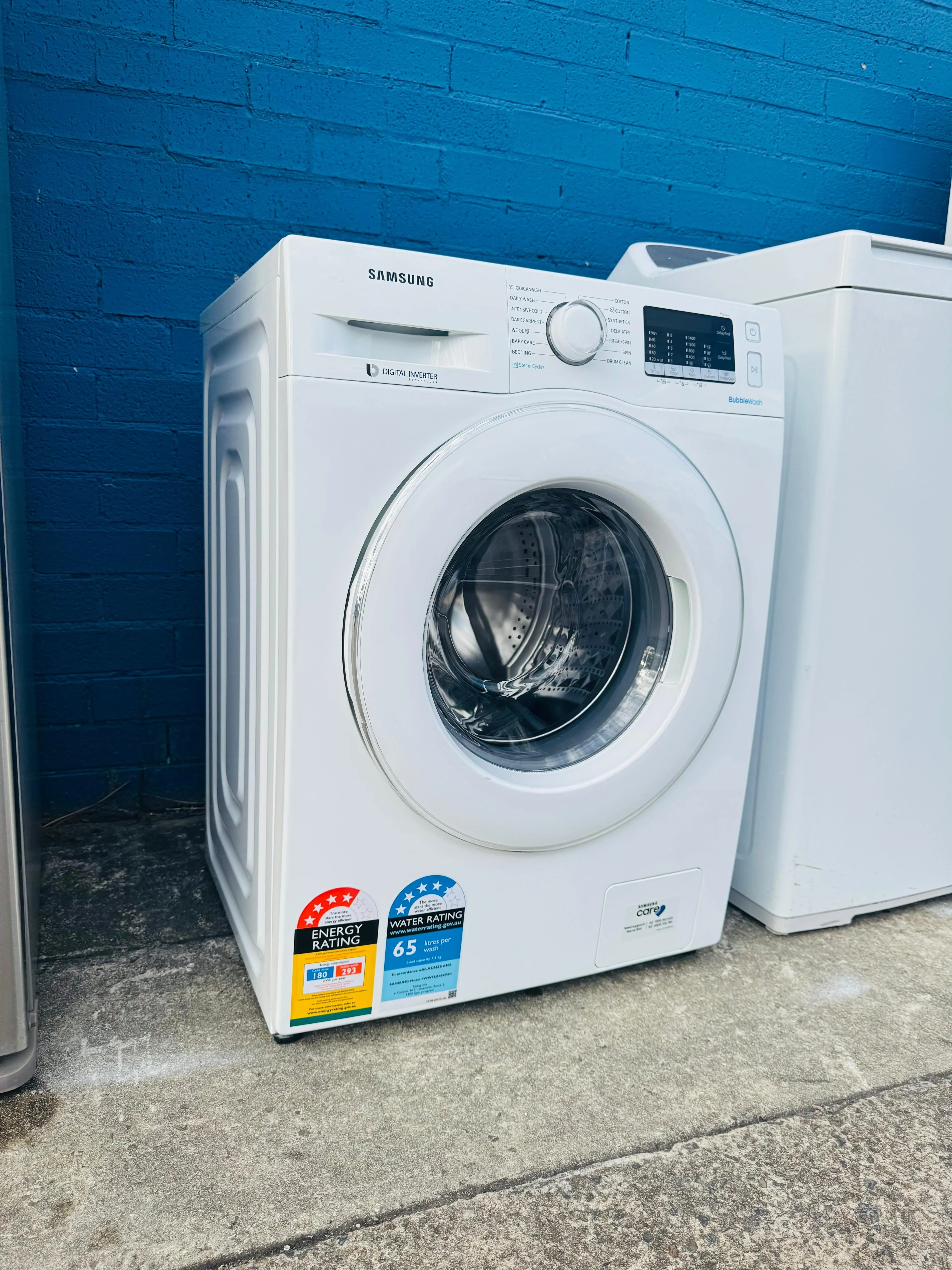 **SAMSUNG 7.5KGS FRONT LOADER WASHING MACHINE**
