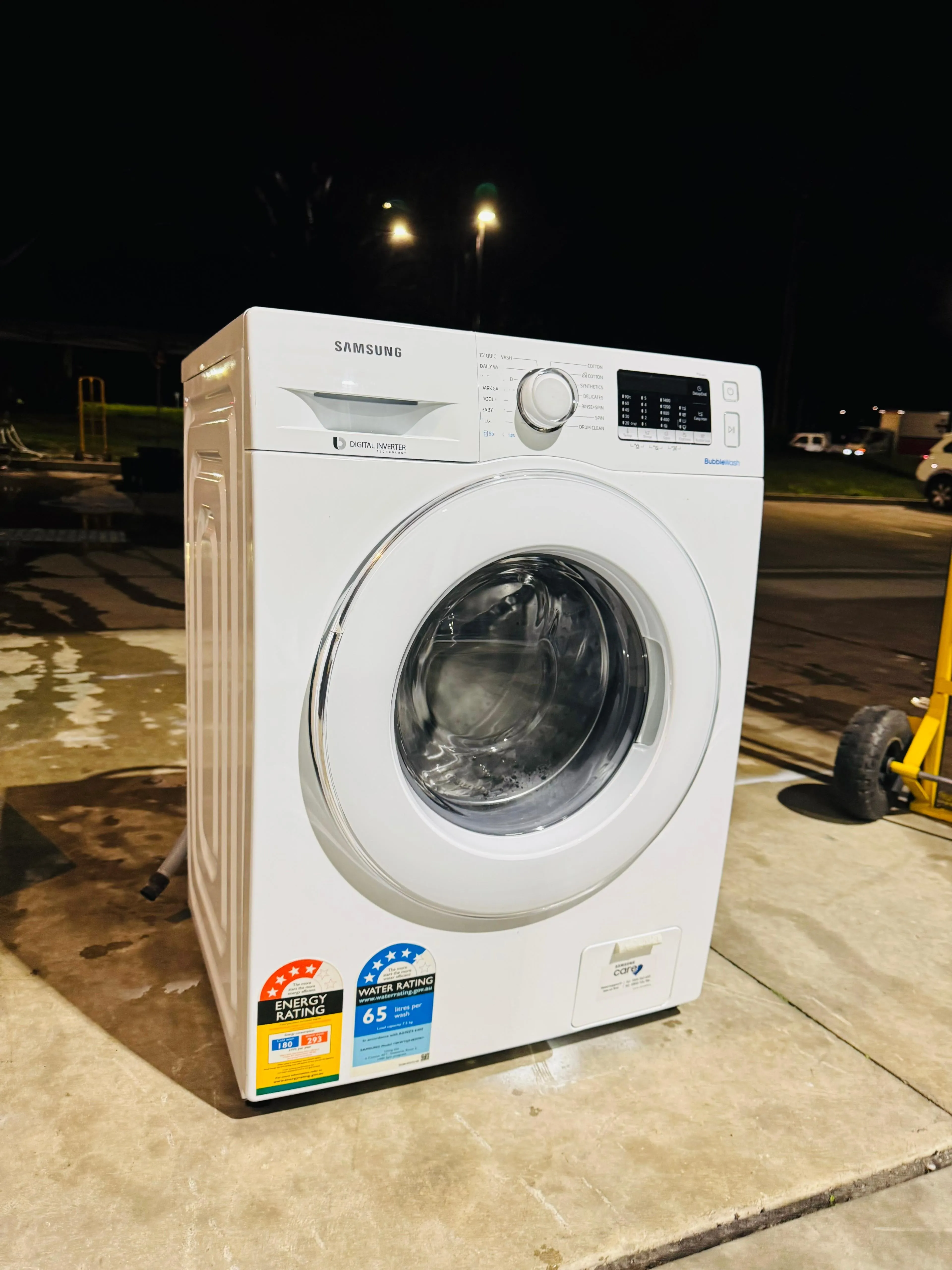 **SAMSUNG 7.5KGS FRONT LOADER WASHING MACHINE**