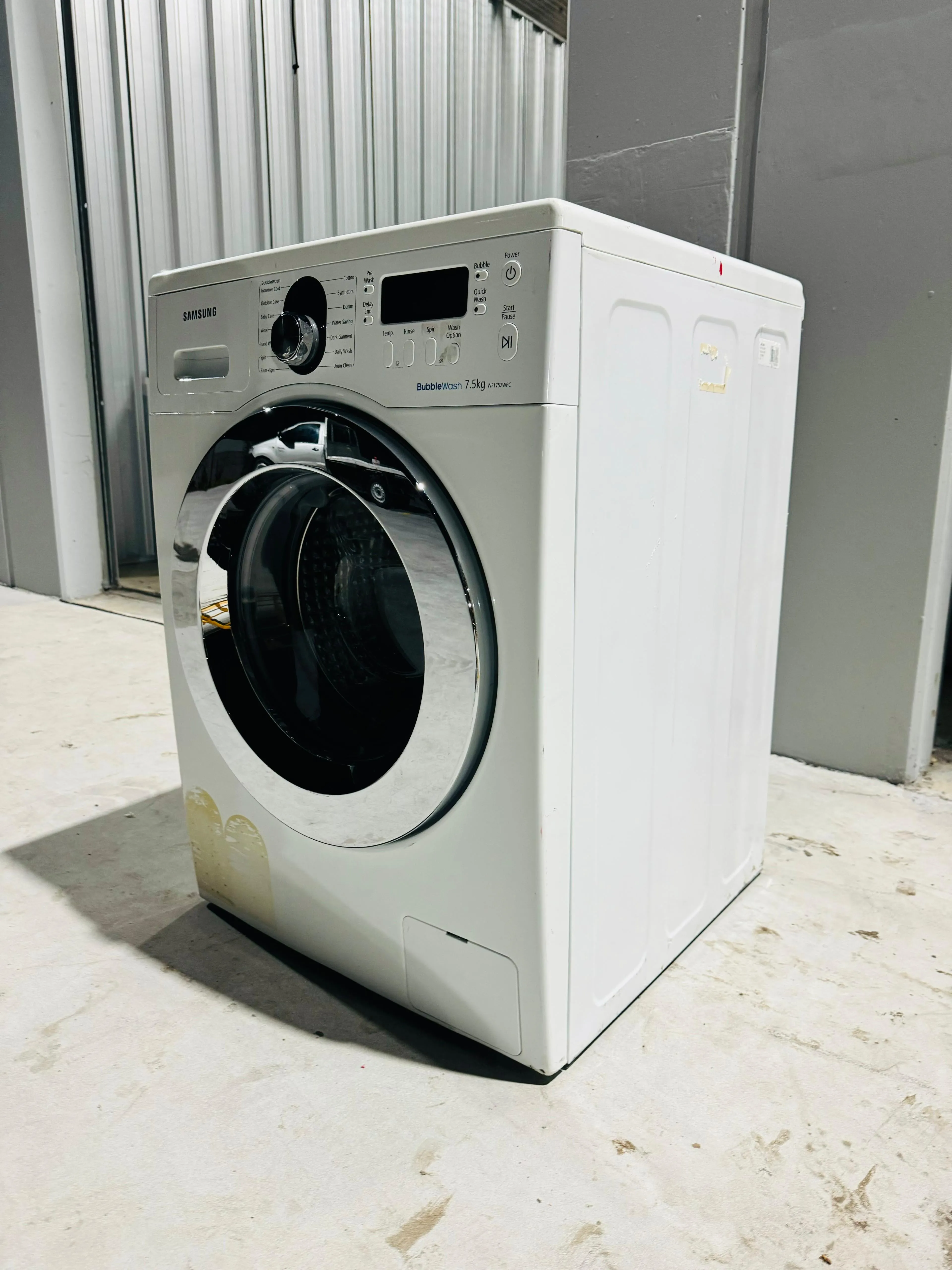 **SAMSUNG 7.5KGS FRONT LOADER WASHING MACHINE**