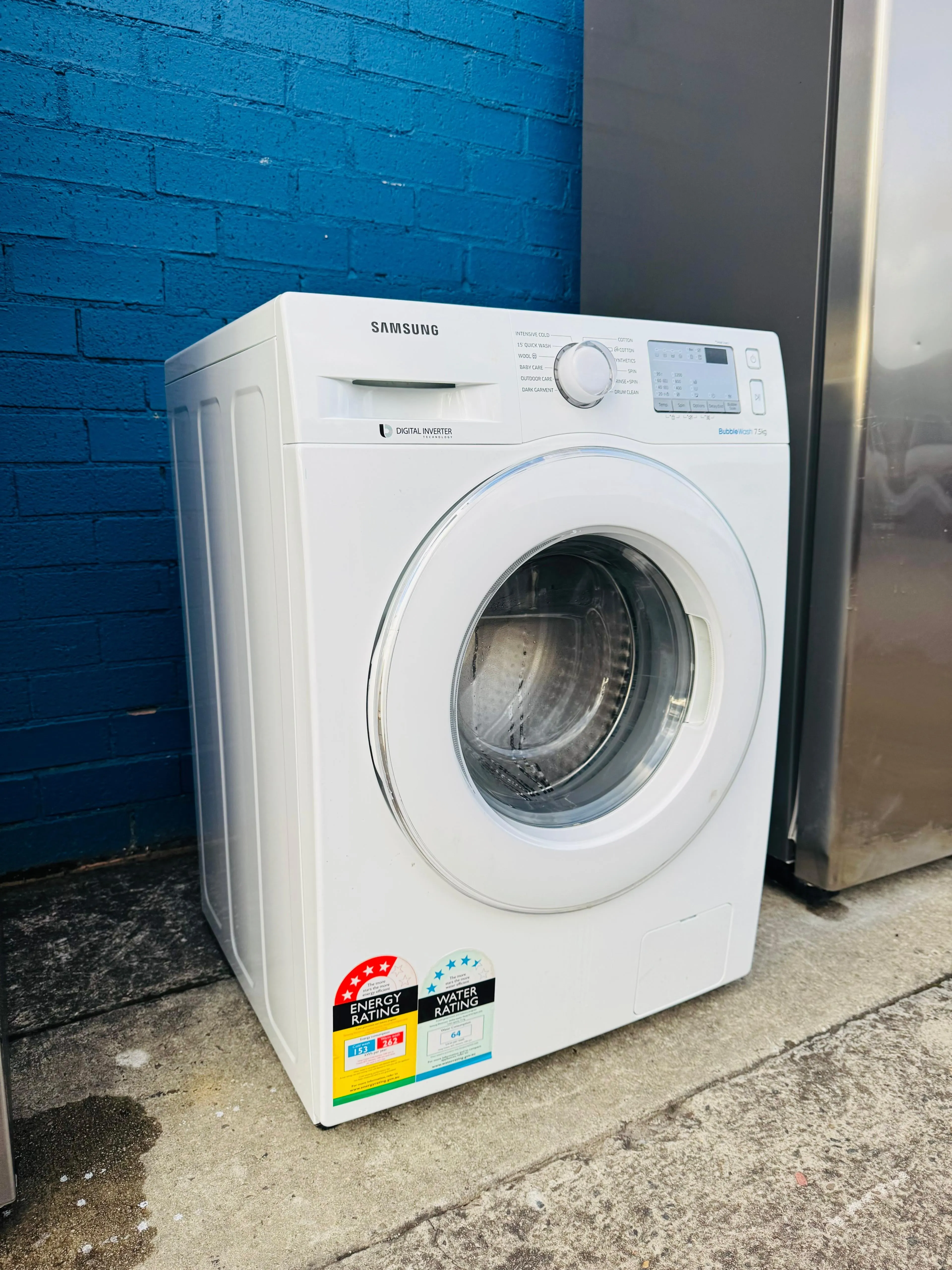 **SAMSUNG 7.5KGS FRONT LOADER WASHING MACHINE**