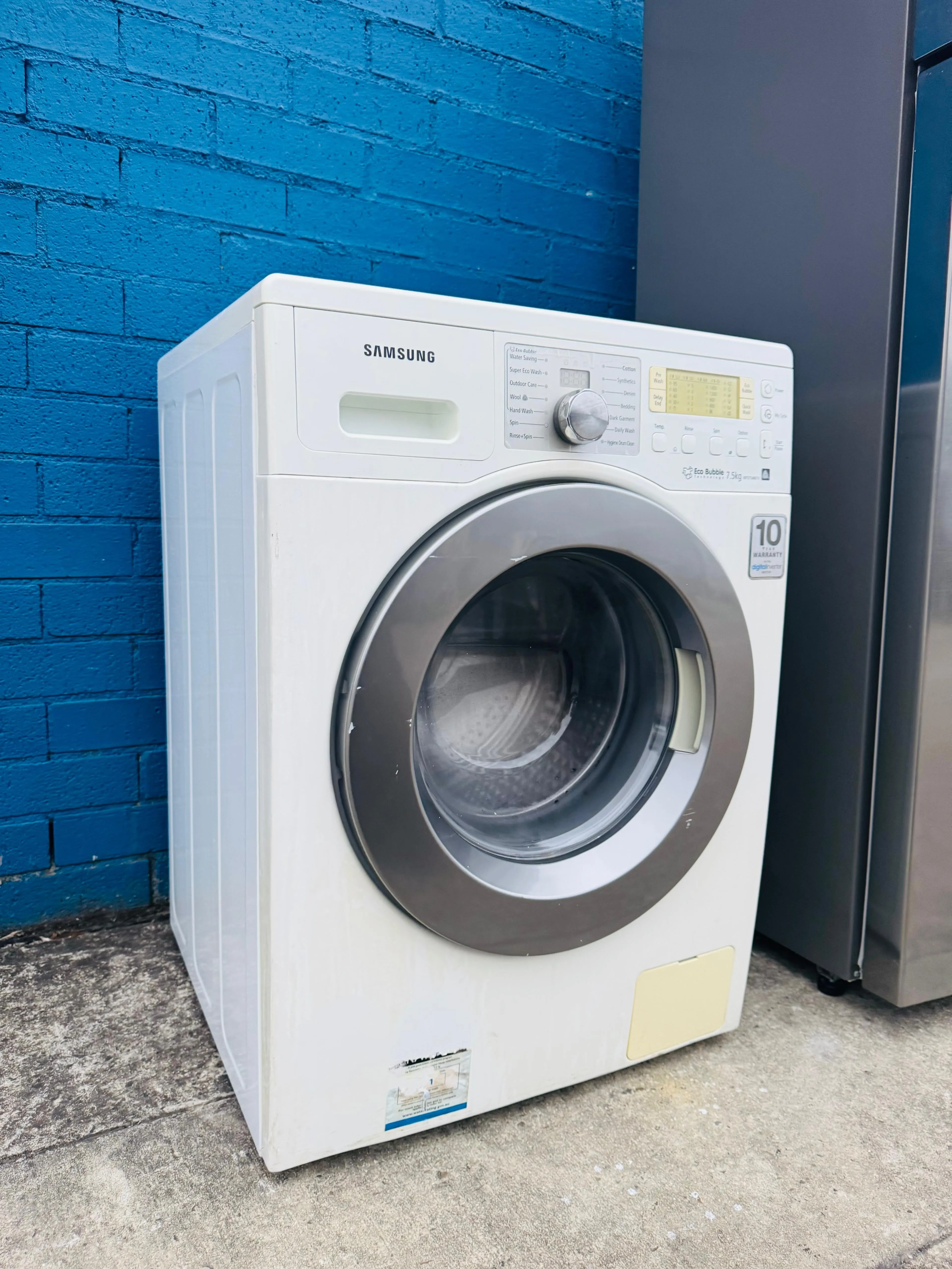 **SAMSUNG 7.5KGS FRONT LOADER WASHING MACHINE**