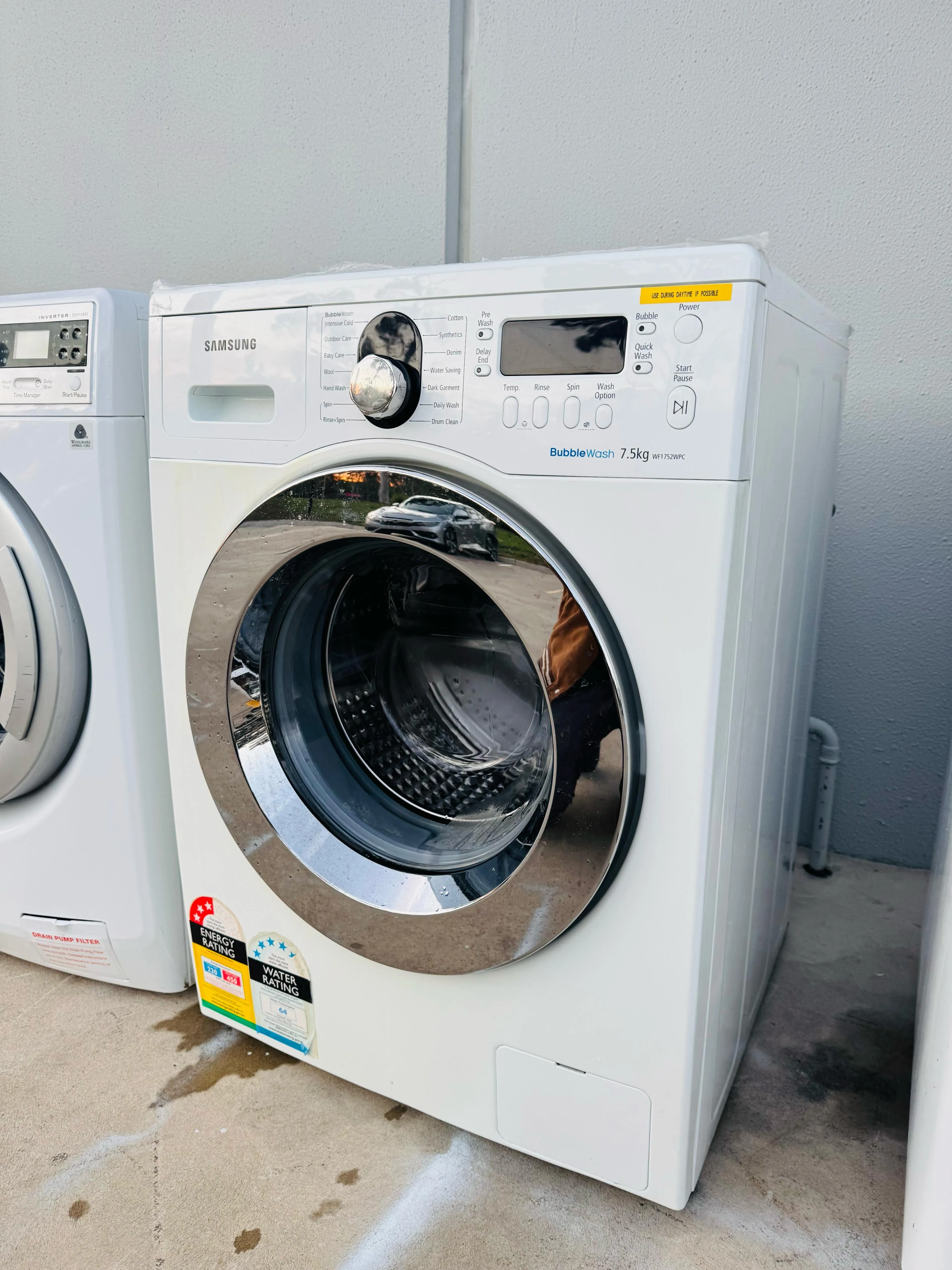 **SAMSUNG 7.5KGS FRONT LOADER WASHING MACHINE**