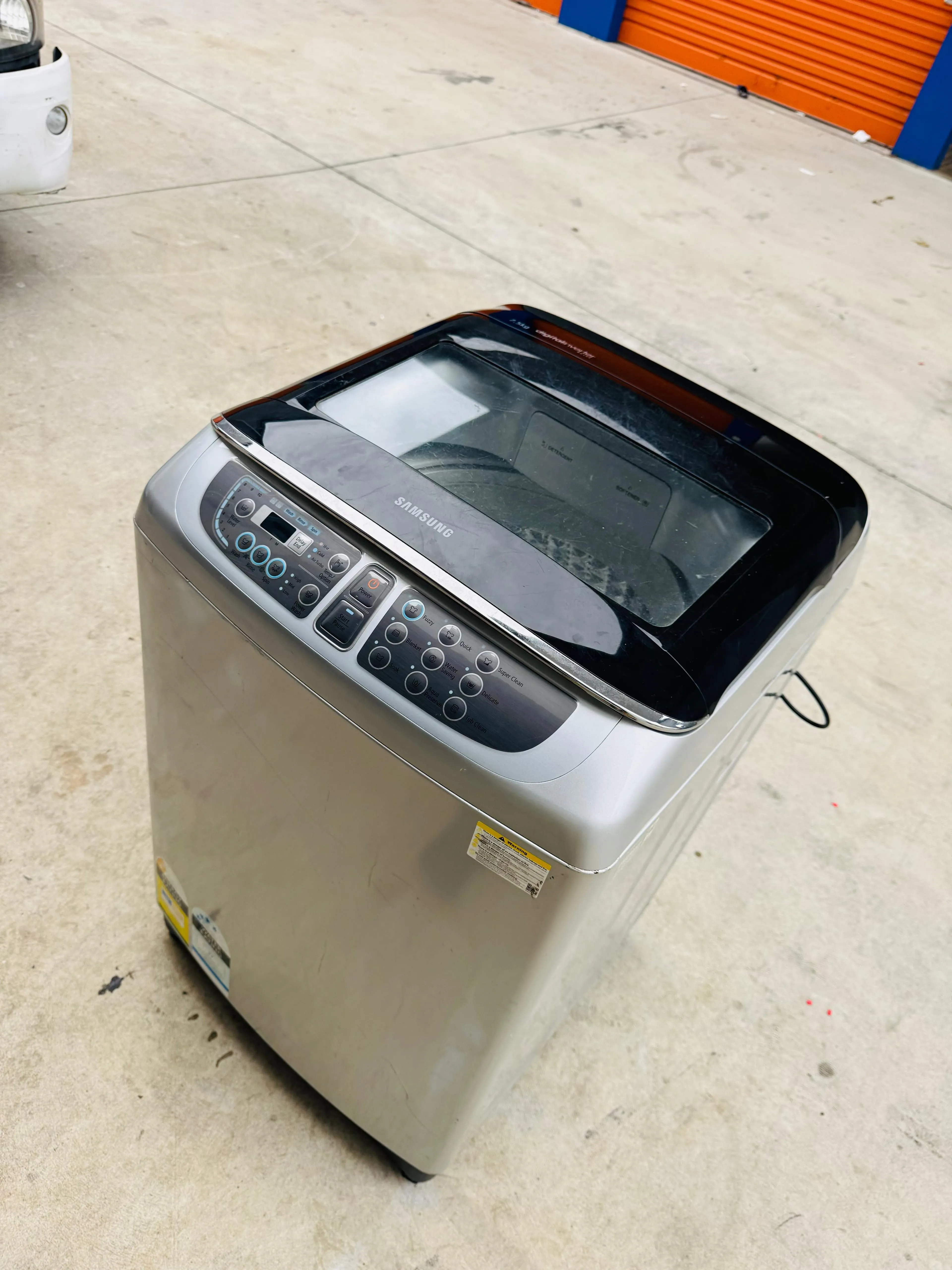 **SAMSUNG 7.5KGS TOP LOADER WASHING MACHINE**