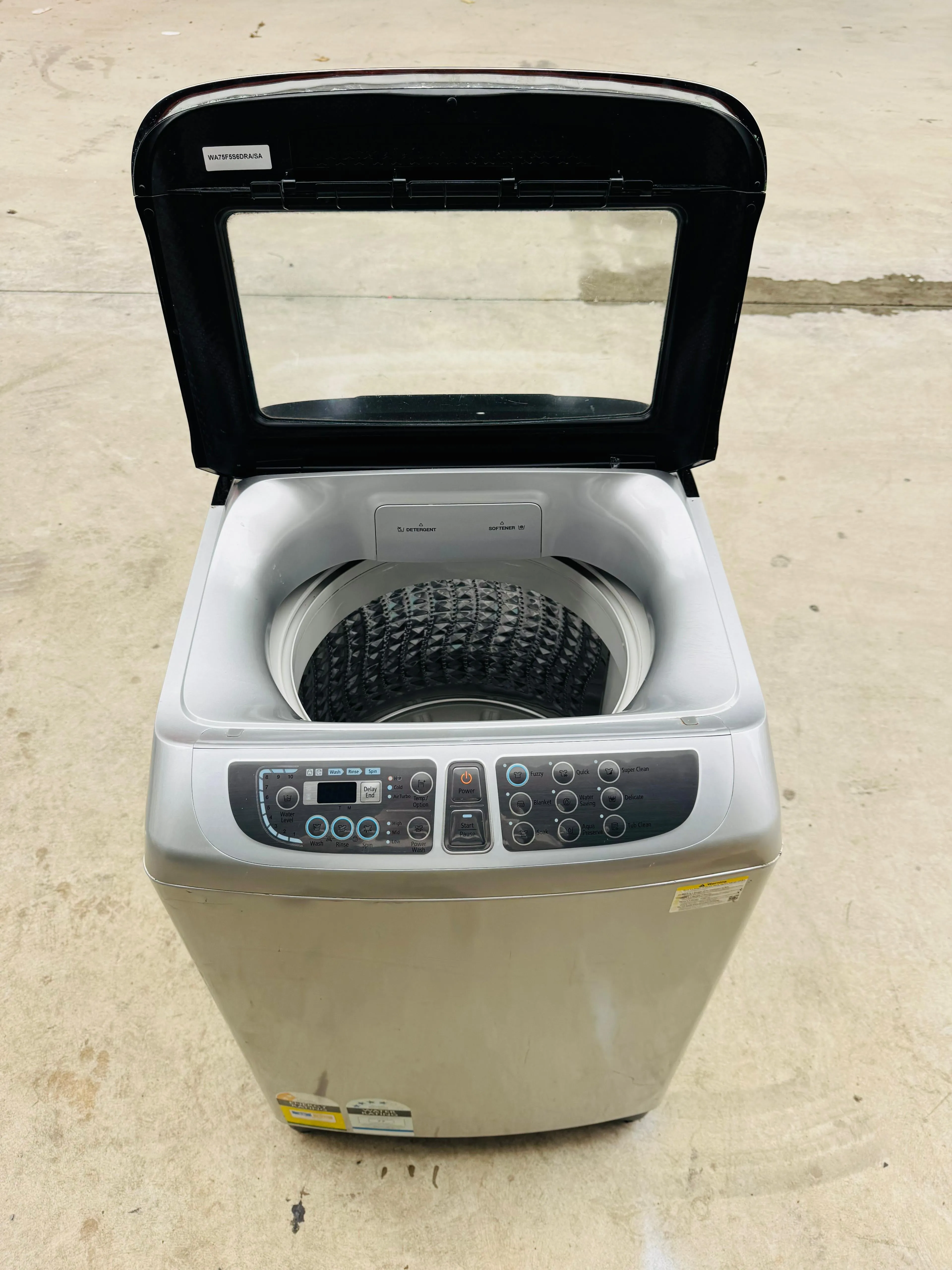 **SAMSUNG 7.5KGS TOP LOADER WASHING MACHINE**