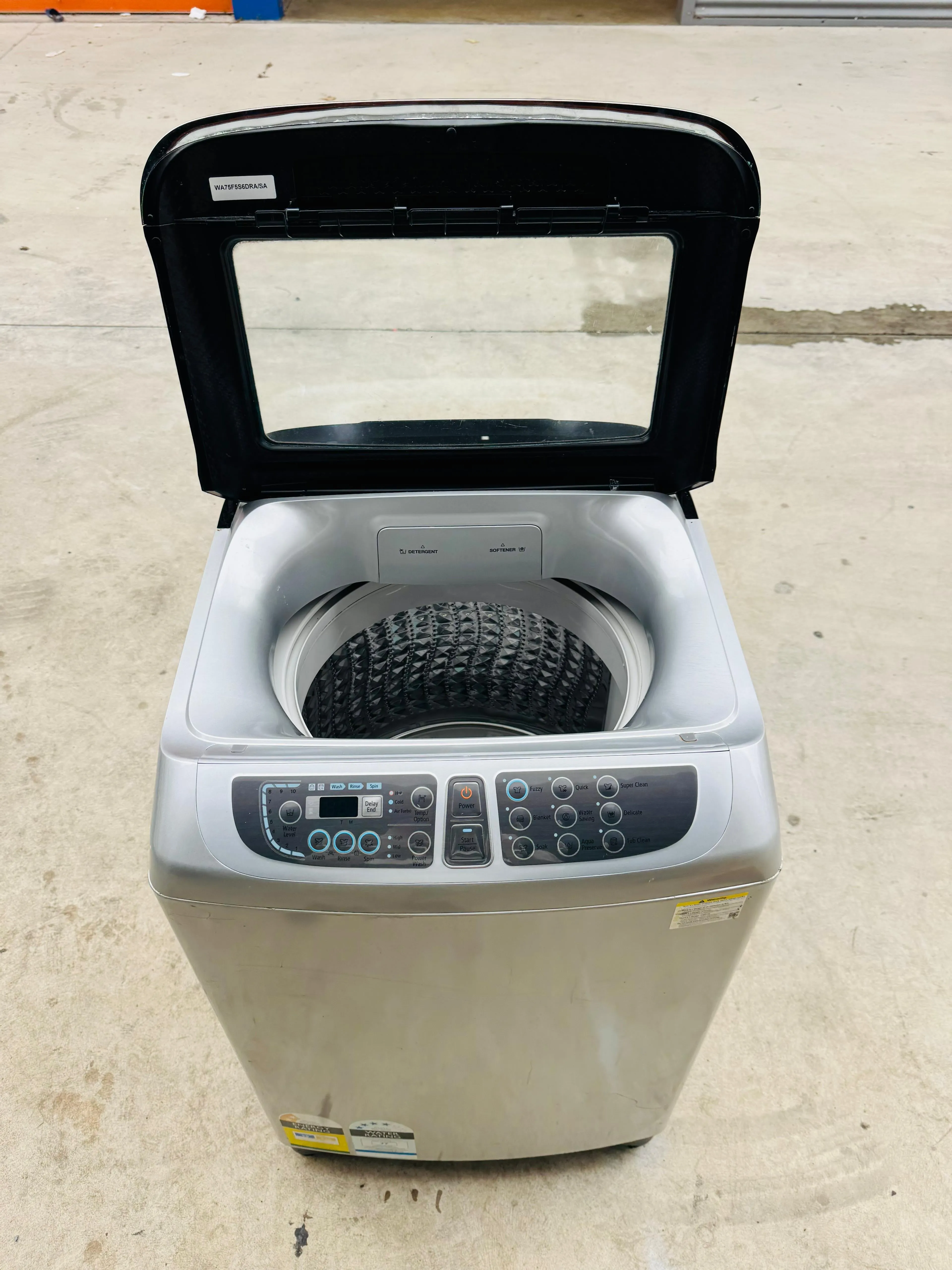 **SAMSUNG 7.5KGS TOP LOADER WASHING MACHINE**