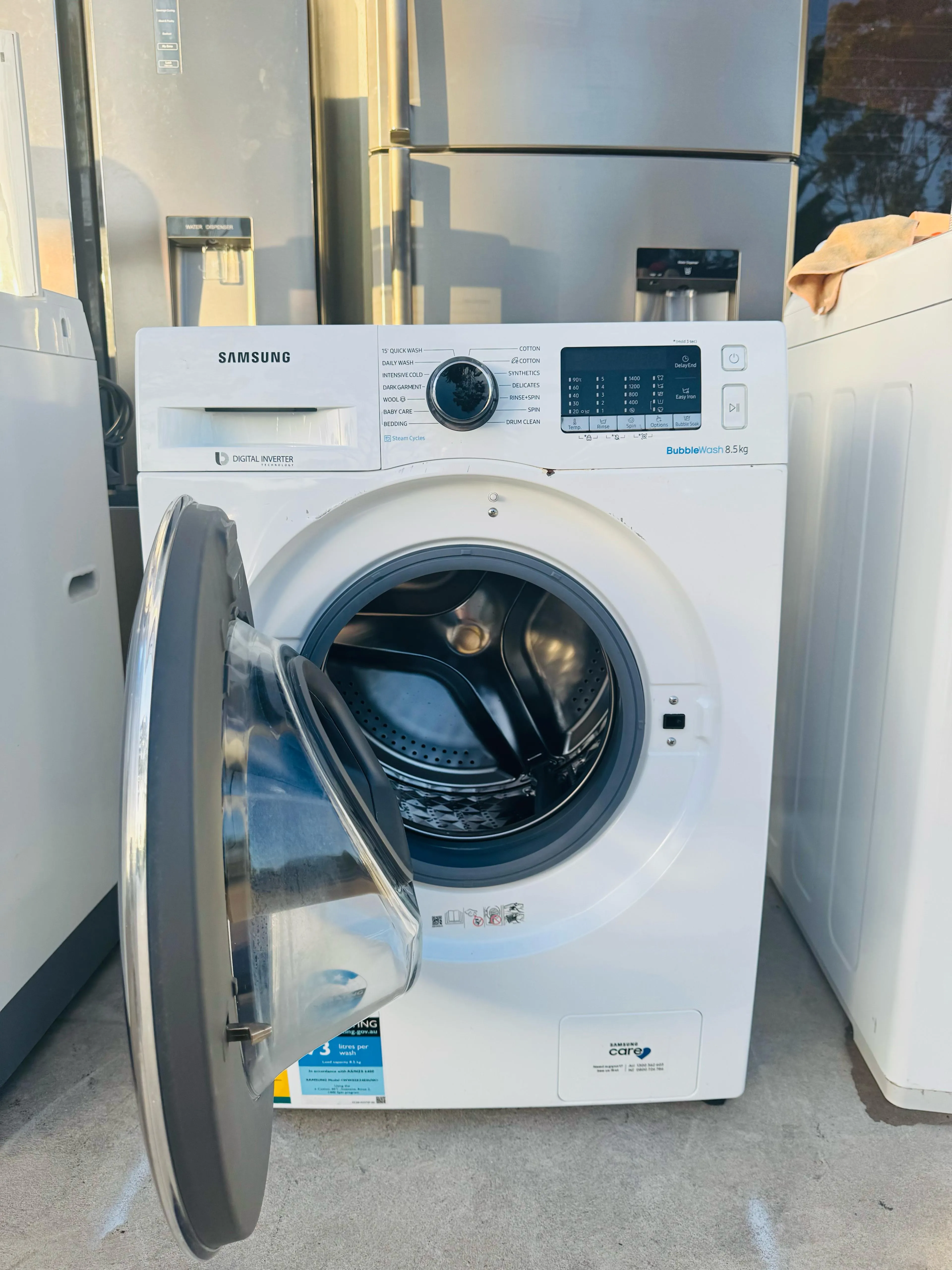 **SAMSUNG 8.5 KGS FRONT LOADER WASHING MACHINE** FREE DELIVERY