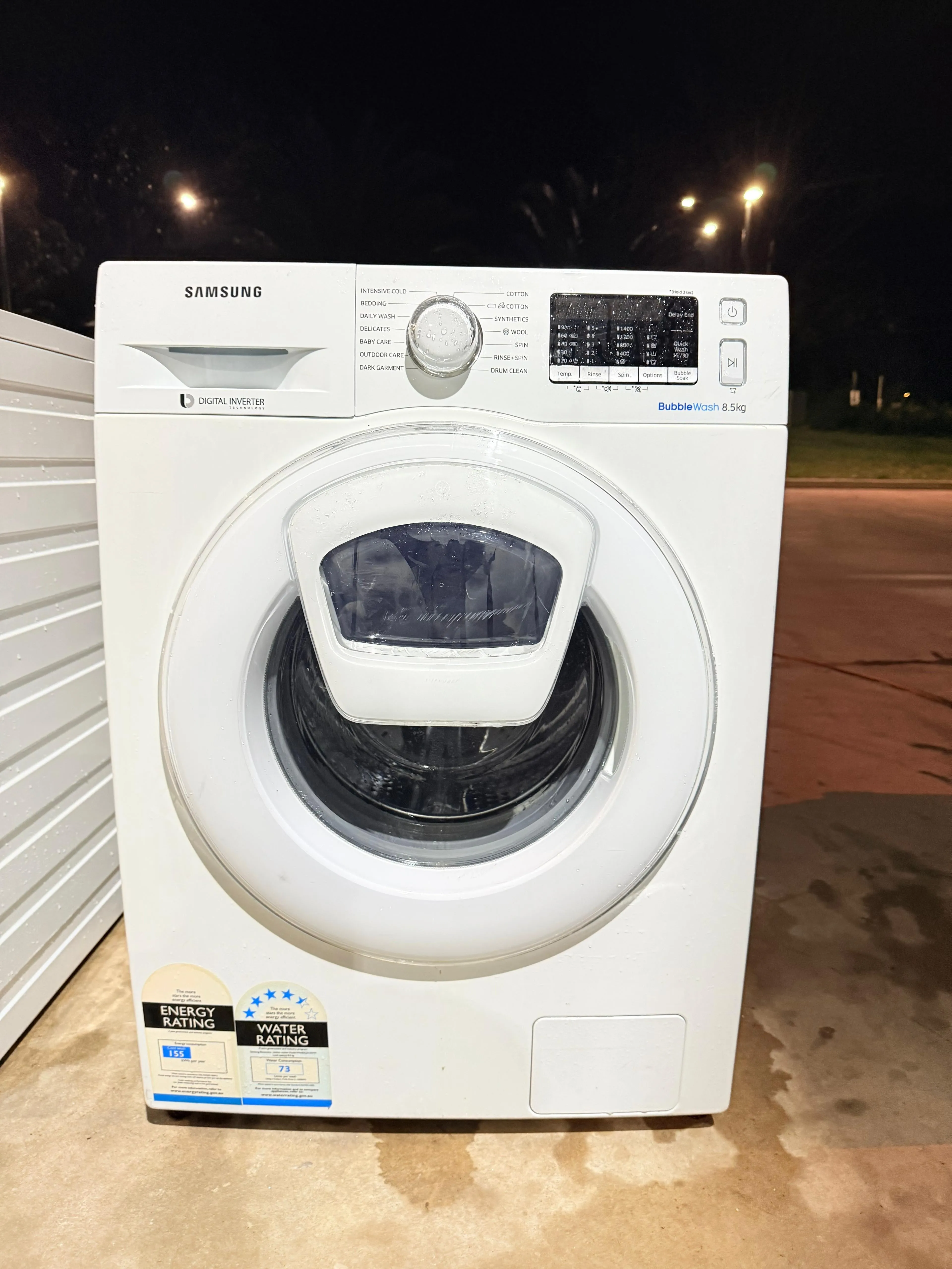 **SAMSUNG 8.5 KGS FRONT LOADER WASHING MACHINE**