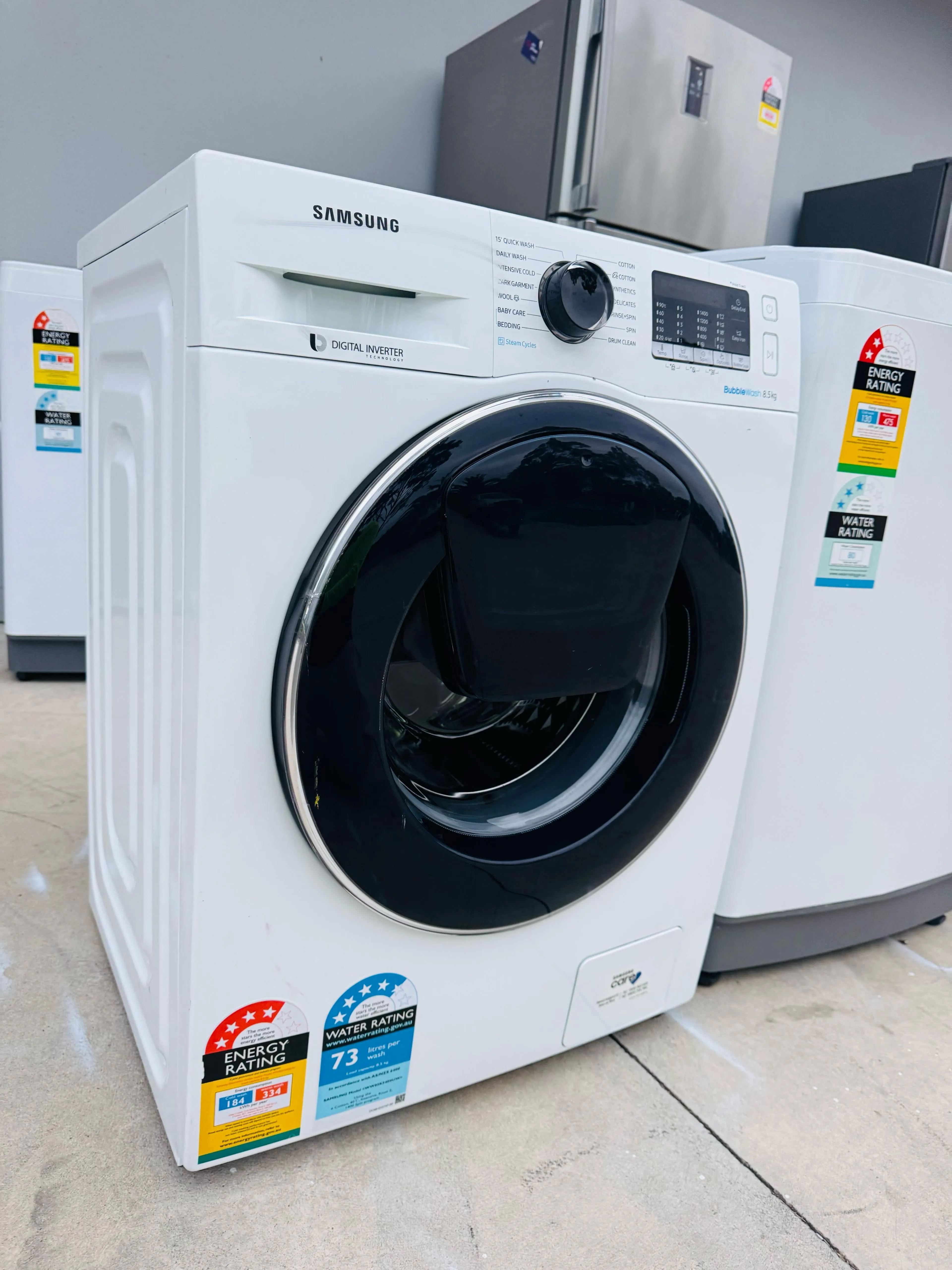 **SAMSUNG 8.5 KGS FRONT LOADER WASHING MACHINE**
