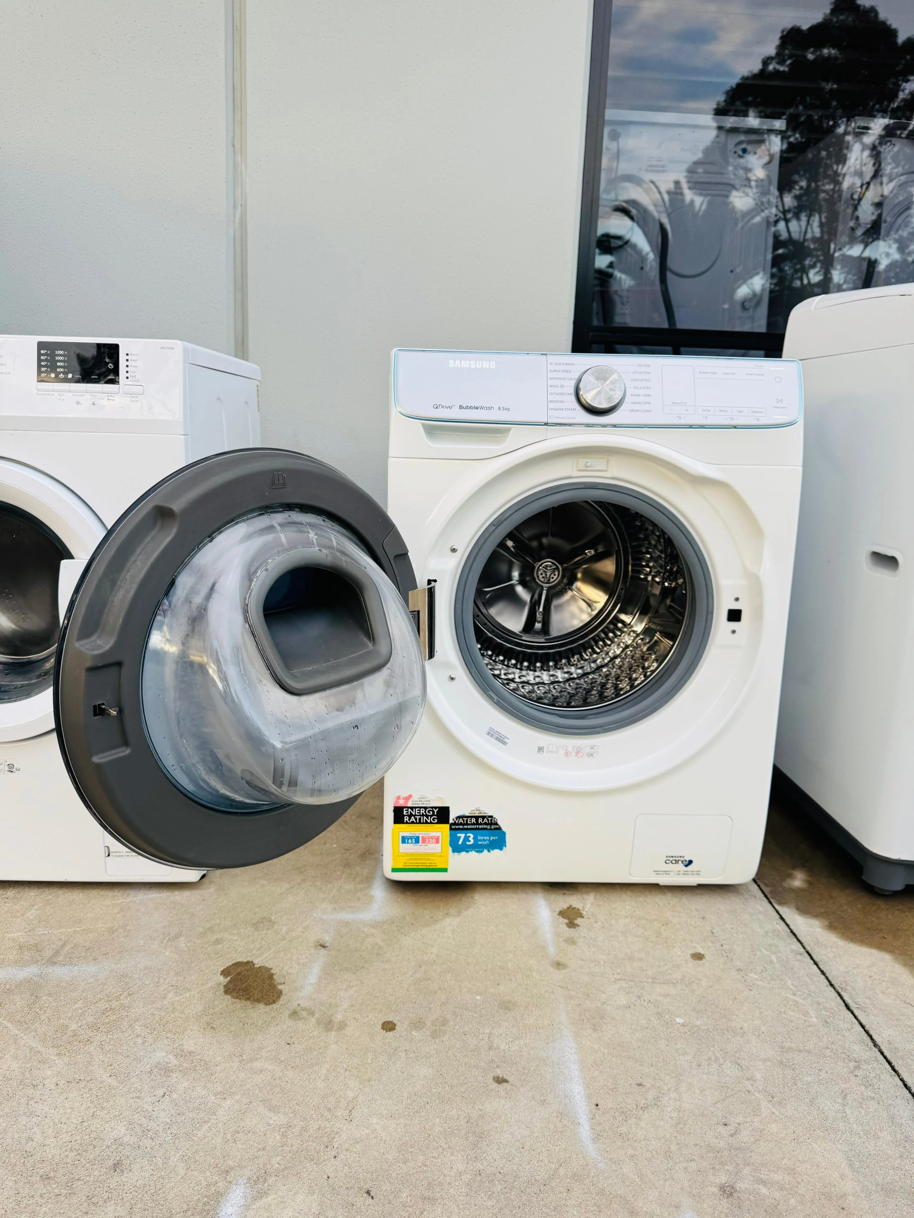 **SAMSUNG 8.5 KGS FRONT LOADER WASHING MACHINE**