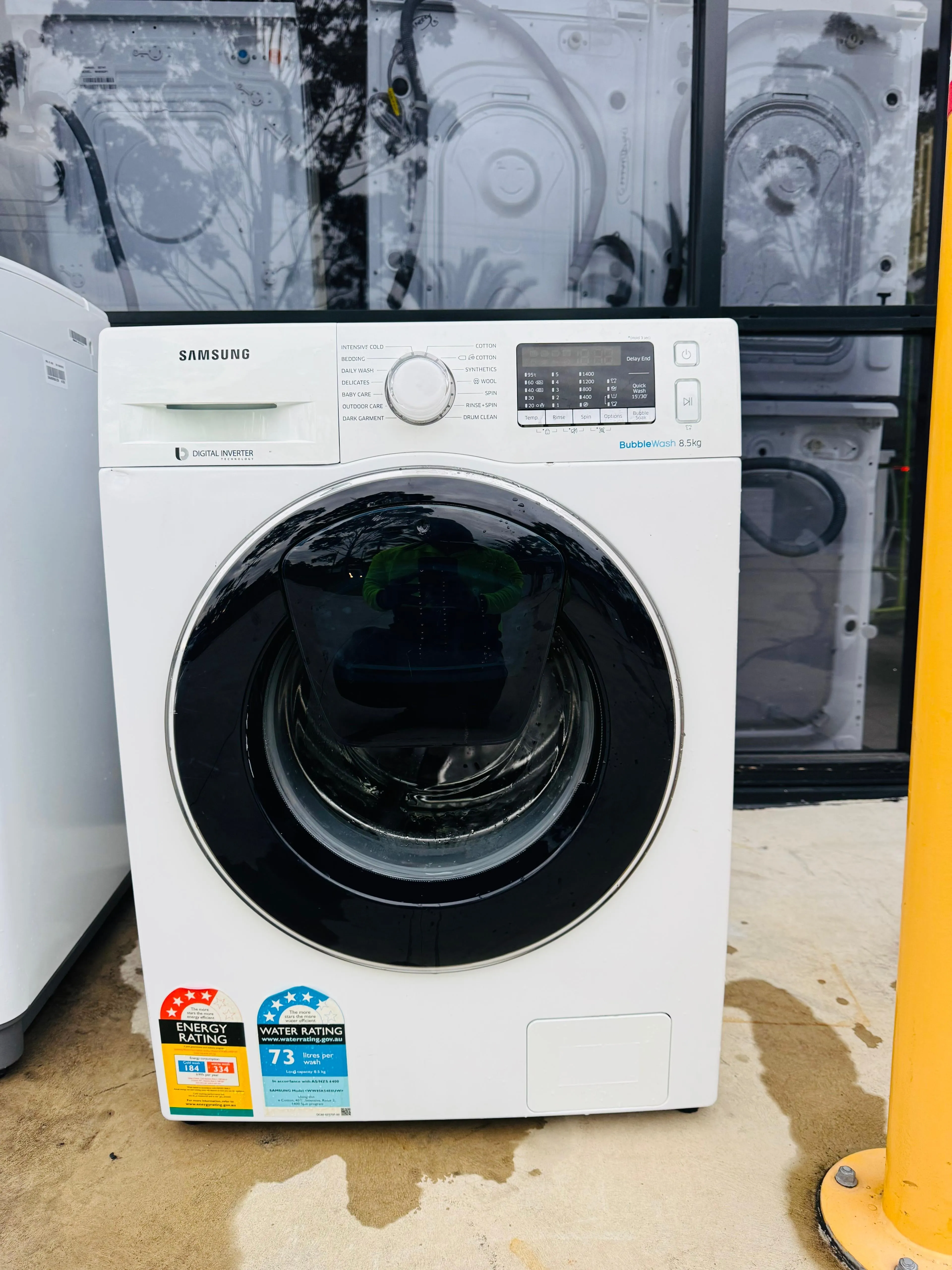 **SAMSUNG 8.5 KGS FRONT LOADER WASHING MACHINE**