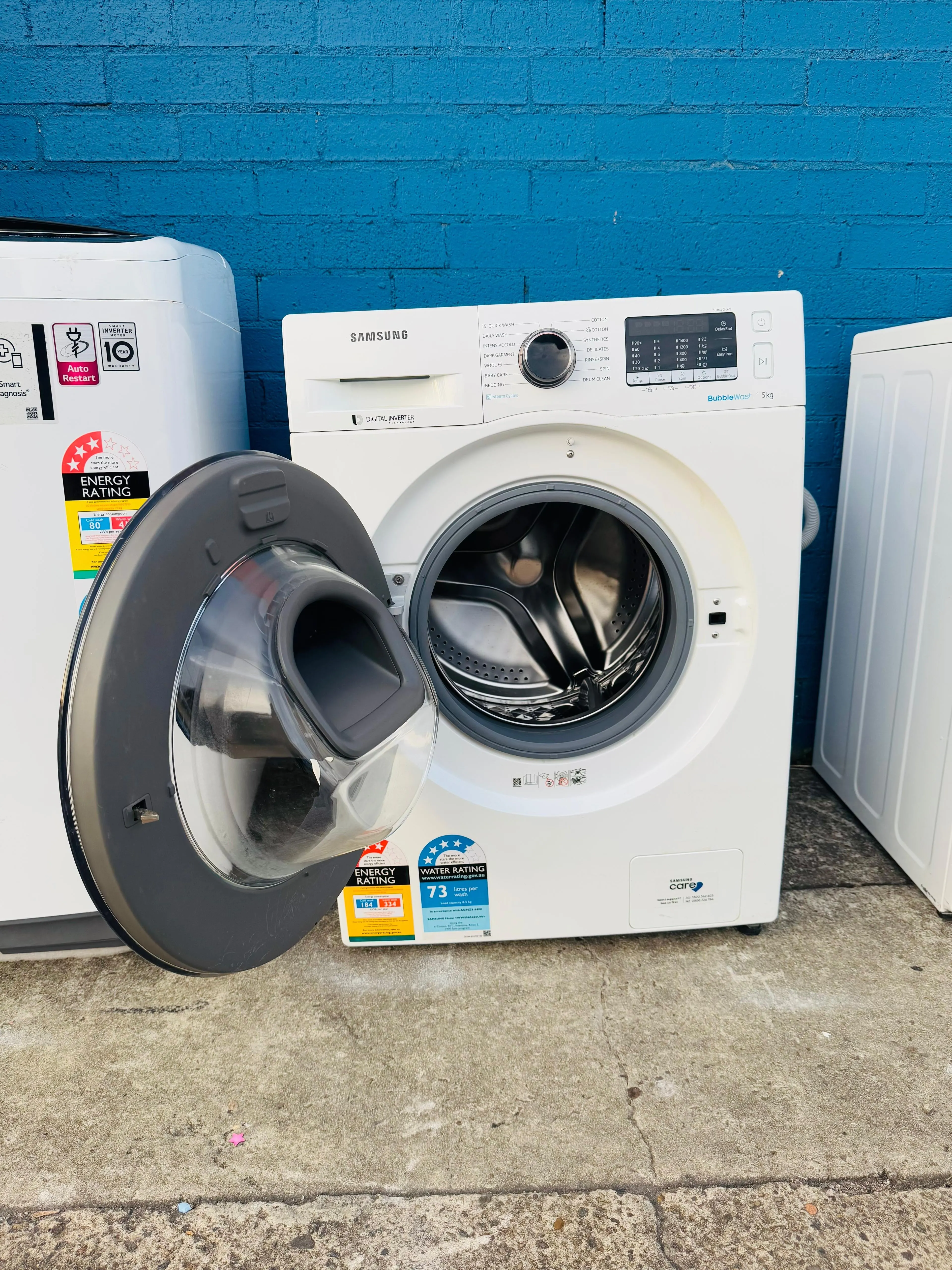**SAMSUNG 8.5 KGS FRONT LOADER WASHING MACHINE**
