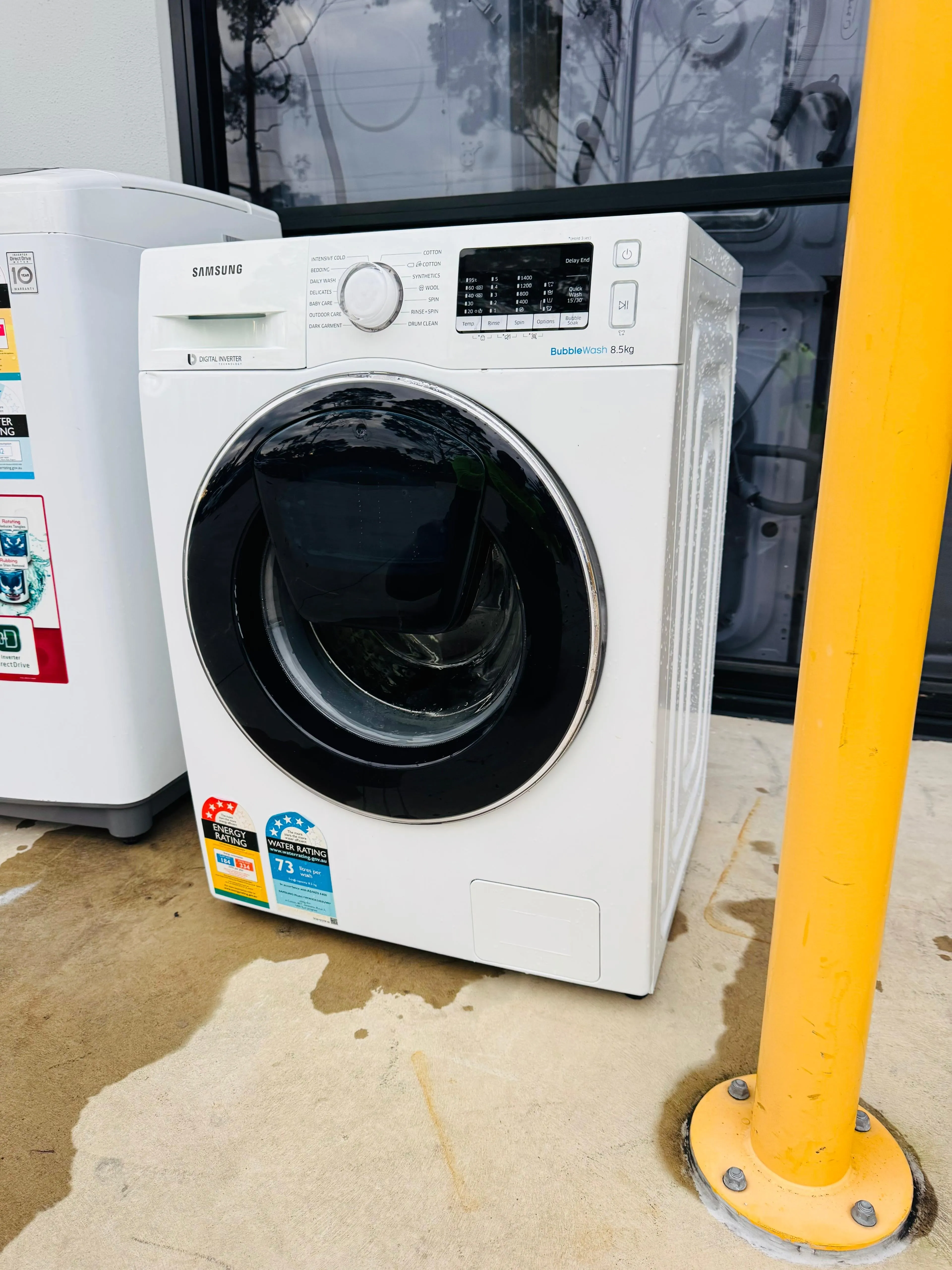 **SAMSUNG 8.5 KGS FRONT LOADER WASHING MACHINE**