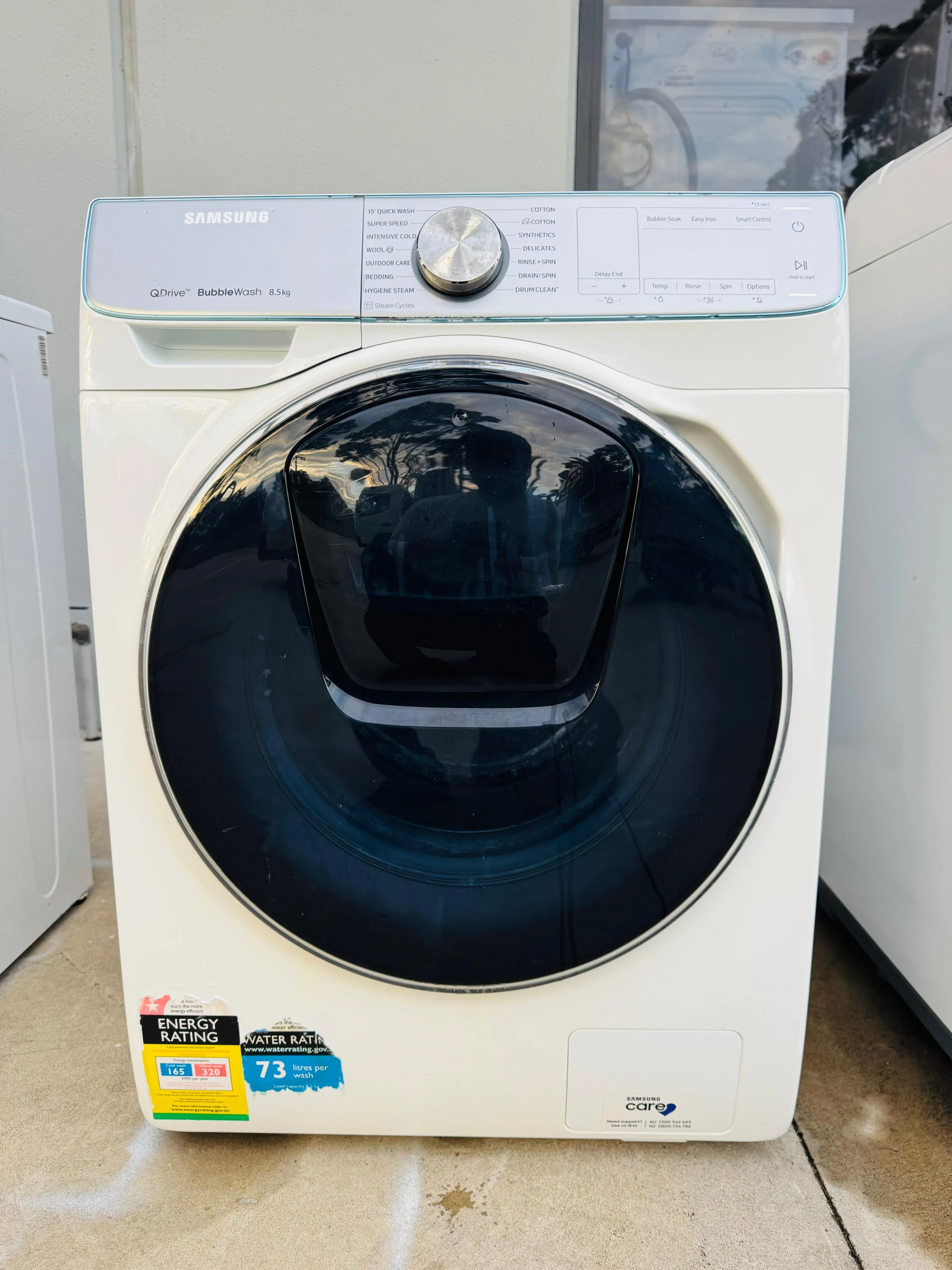 **SAMSUNG 8.5 KGS FRONT LOADER WASHING MACHINE**
