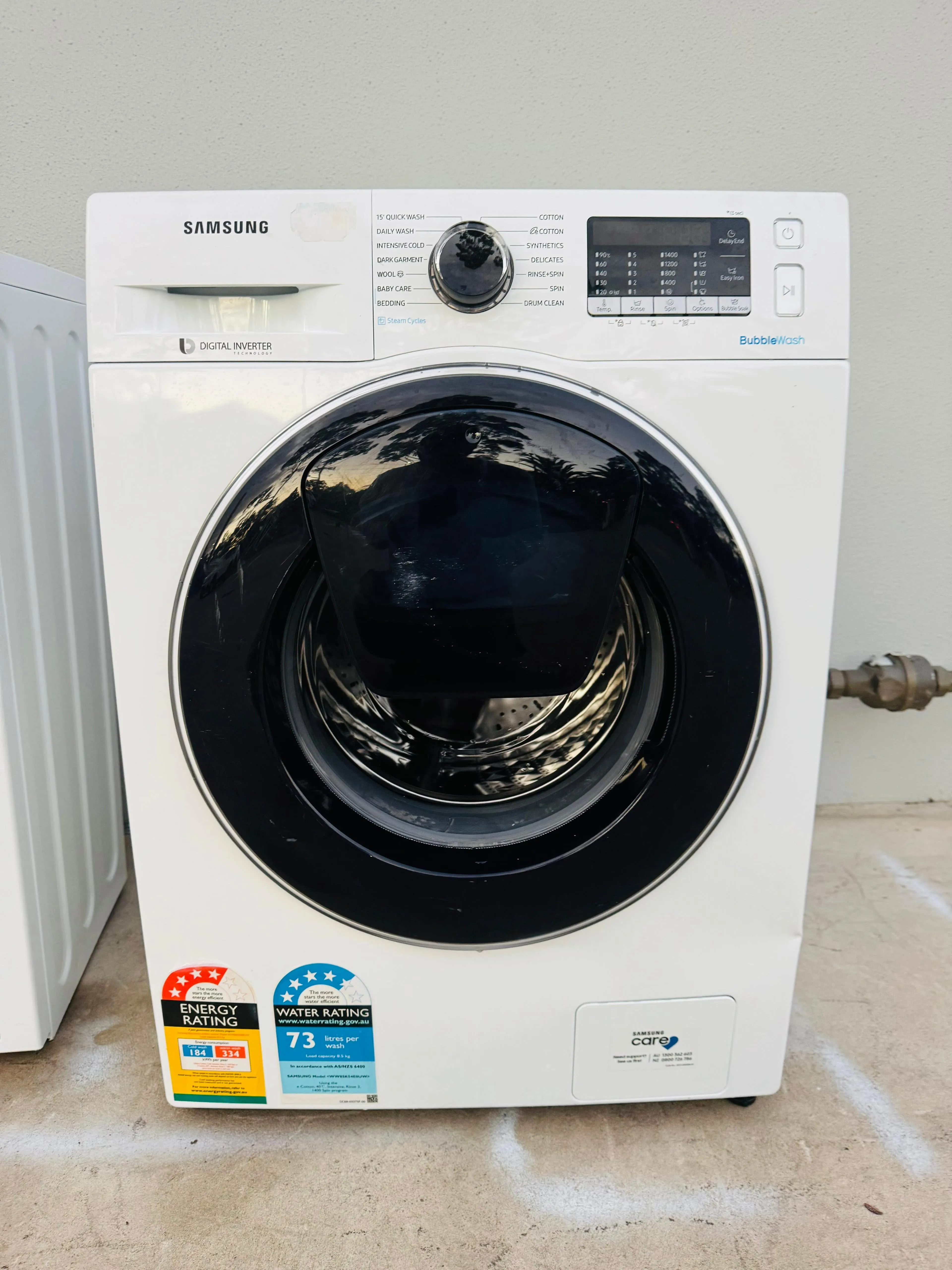 **SAMSUNG 8.5 KGS FRONT LOADER WASHING MACHINE**