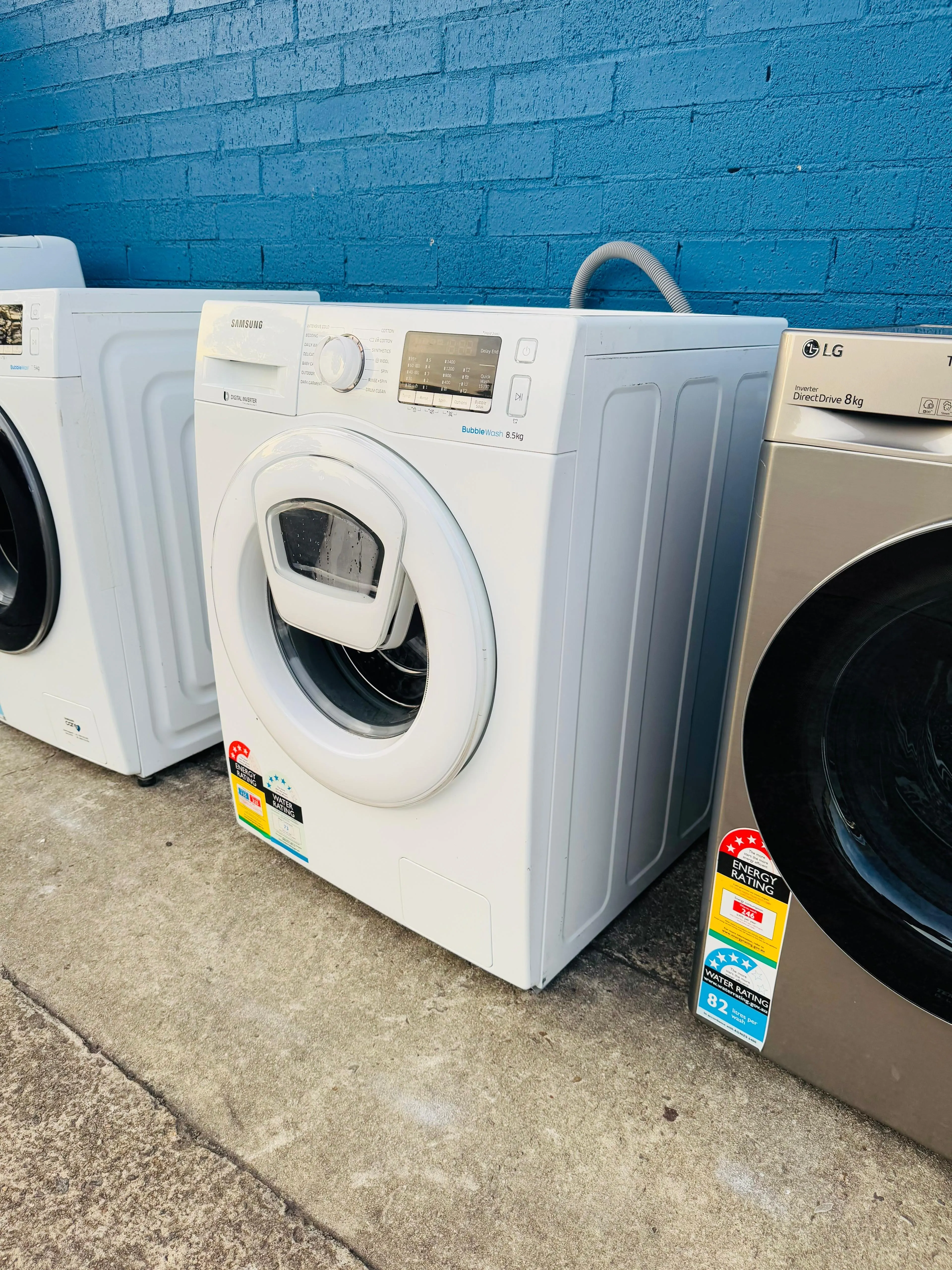 **SAMSUNG 8.5 KGS FRONT LOADER WASHING MACHINE**