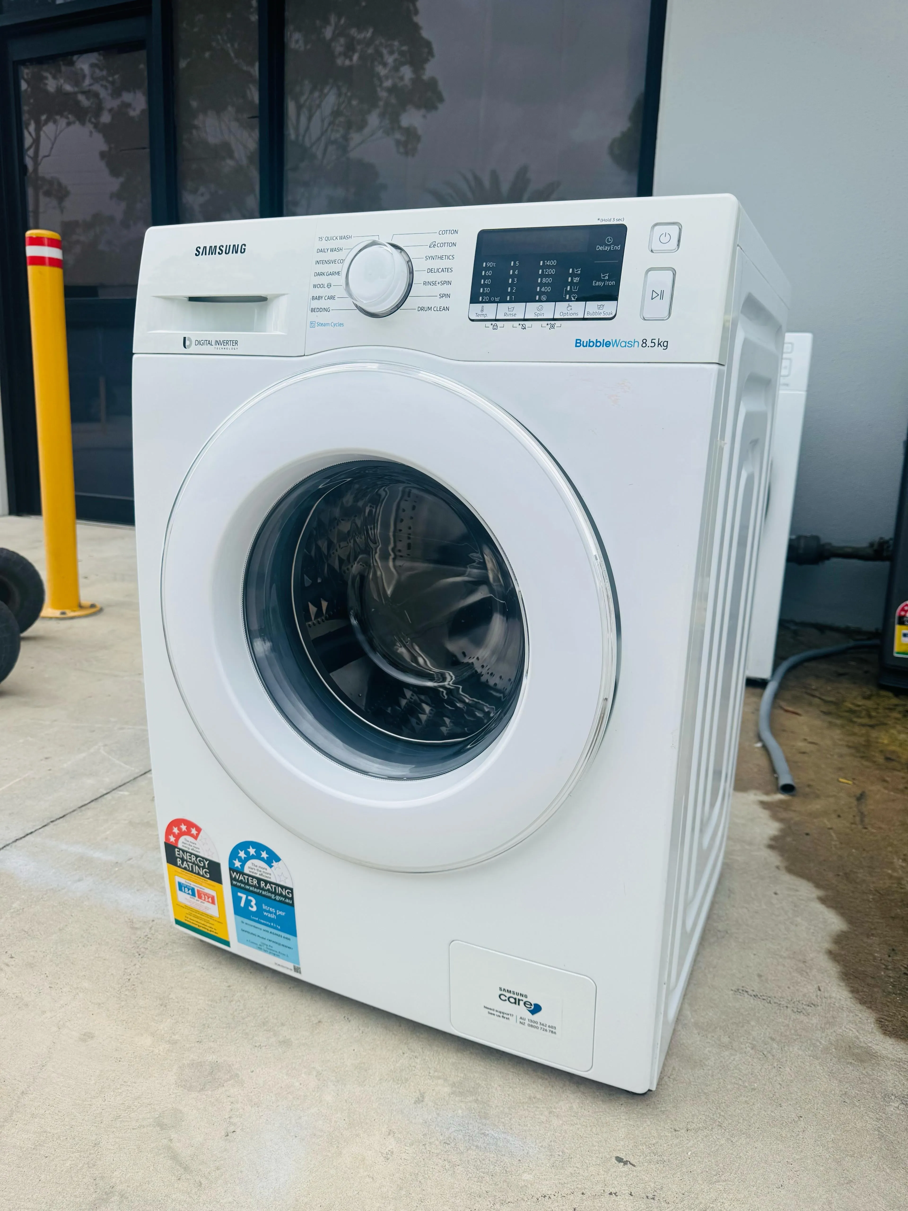 **SAMSUNG 8.5 KGS FRONT LOADER WASHING MACHINE**