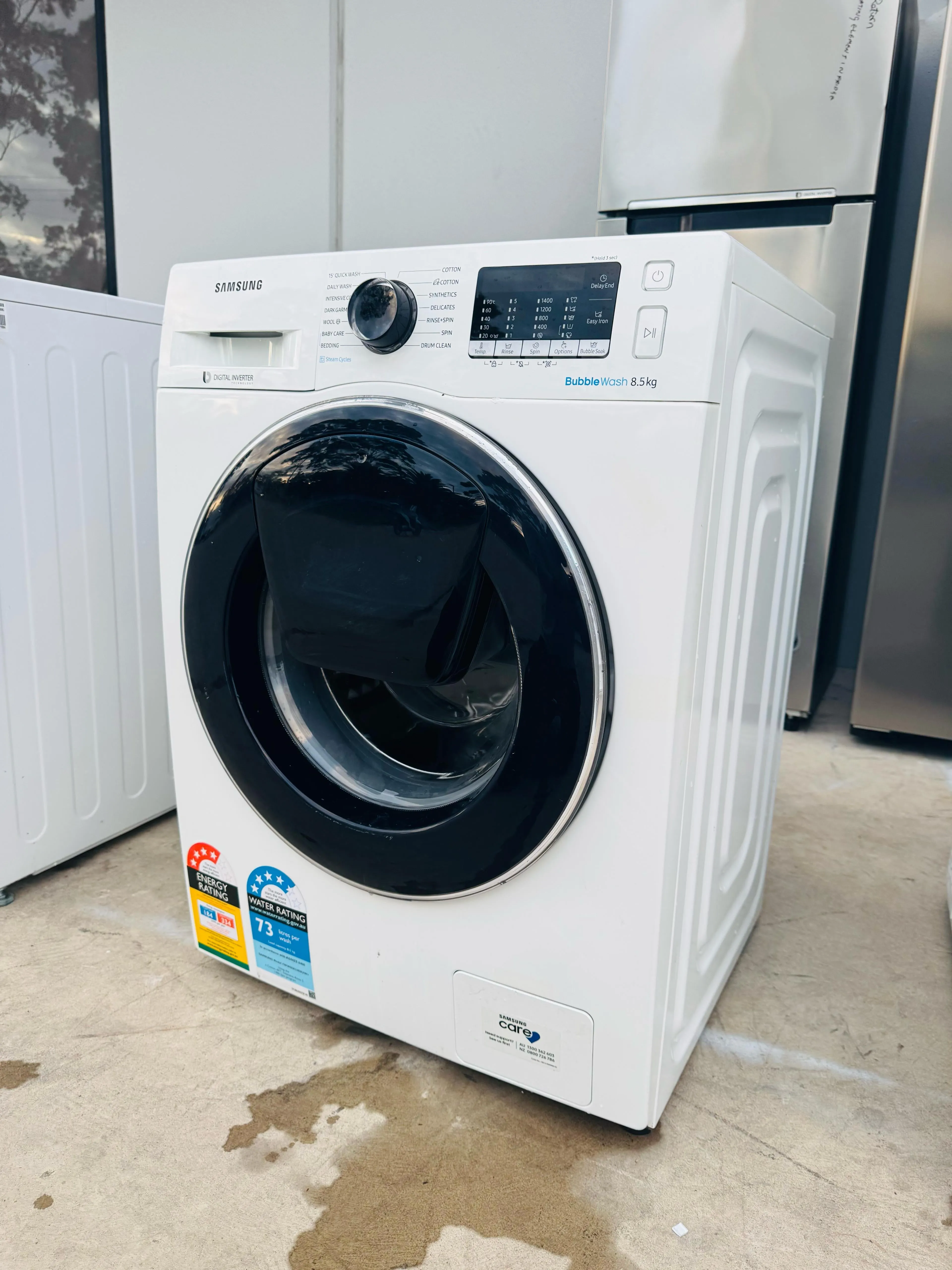 **SAMSUNG 8.5 KGS FRONT LOADER WASHING MACHINE**