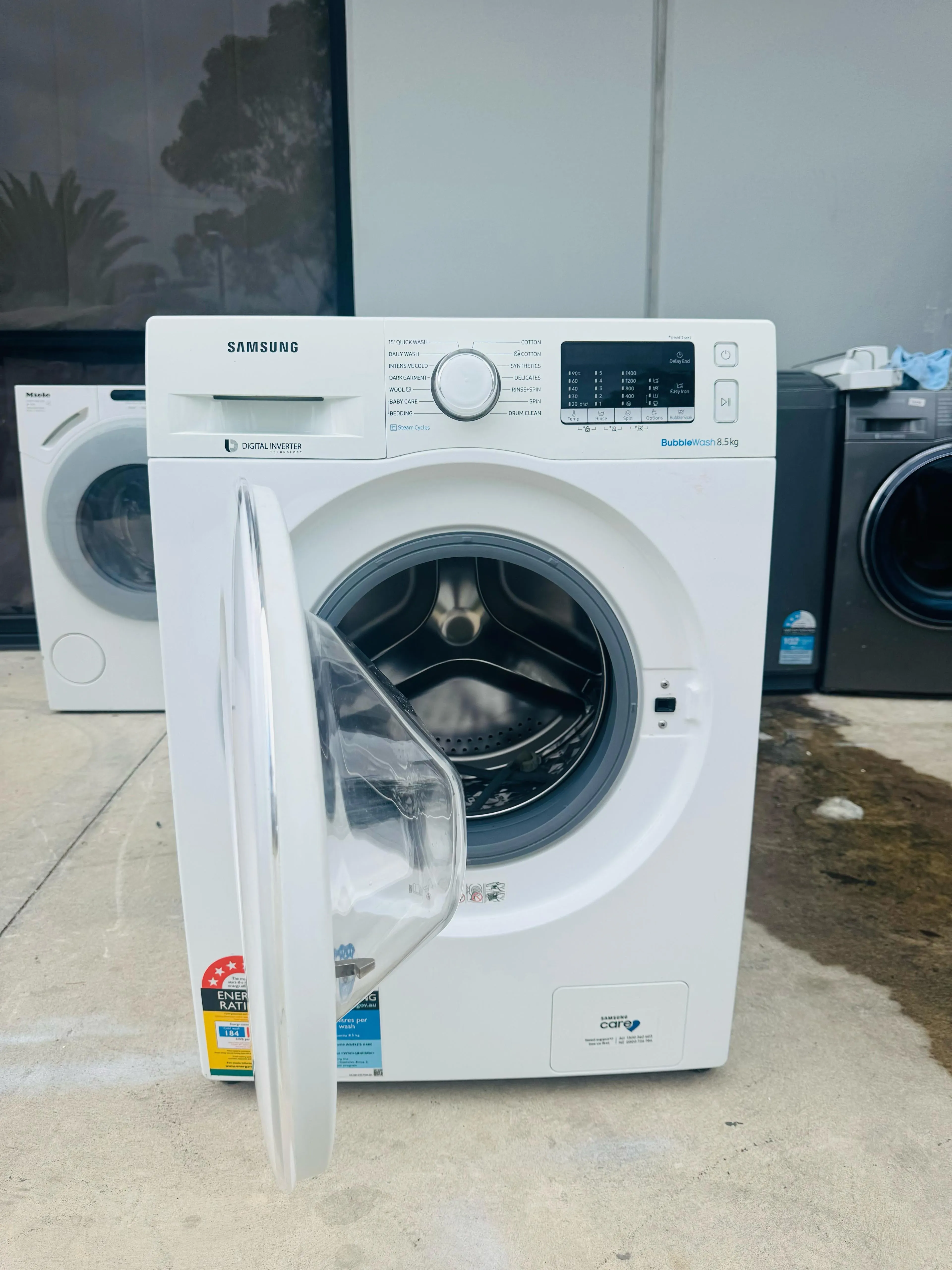 **SAMSUNG 8.5 KGS FRONT LOADER WASHING MACHINE**
