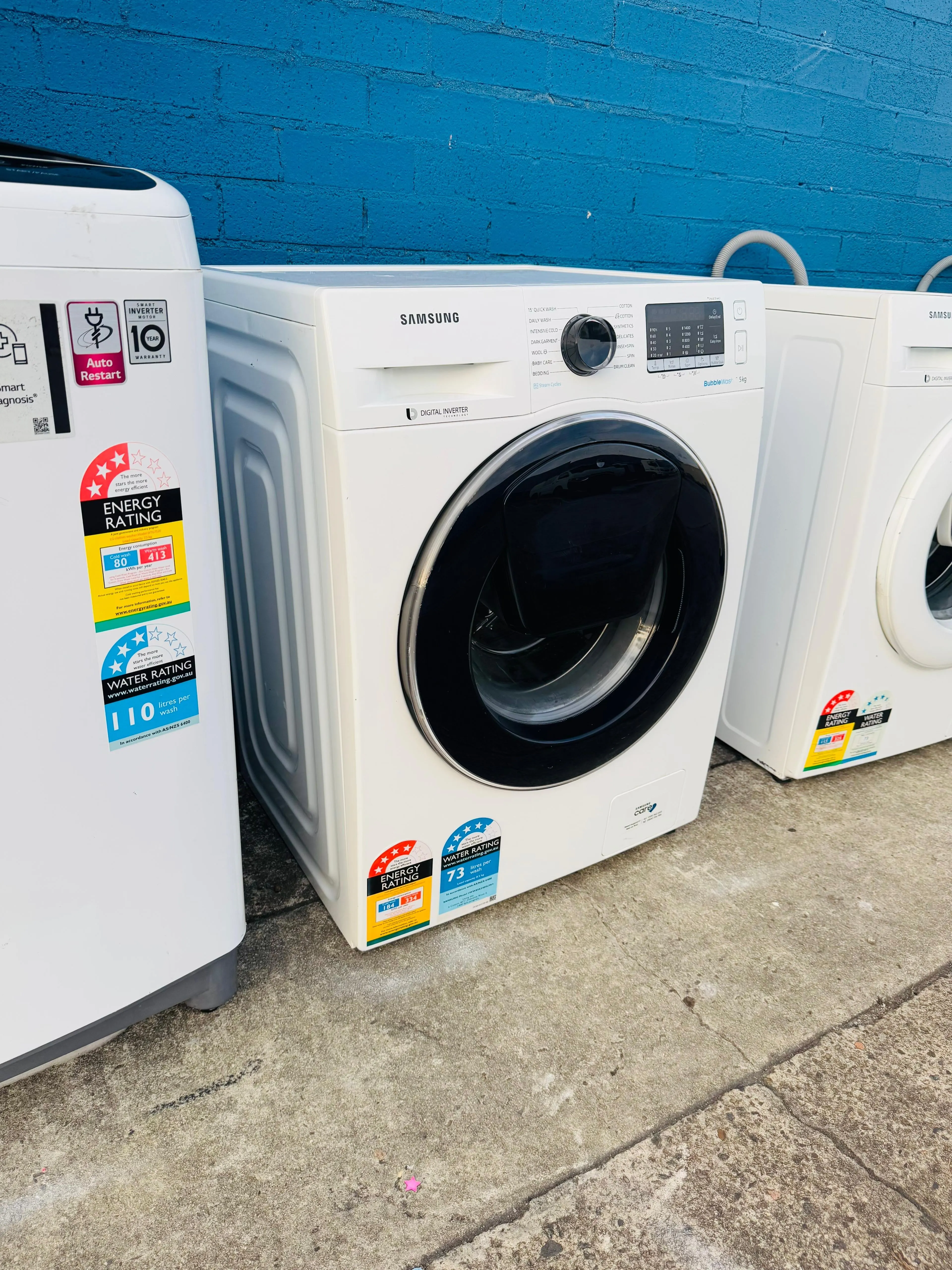 **SAMSUNG 8.5 KGS FRONT LOADER WASHING MACHINE**