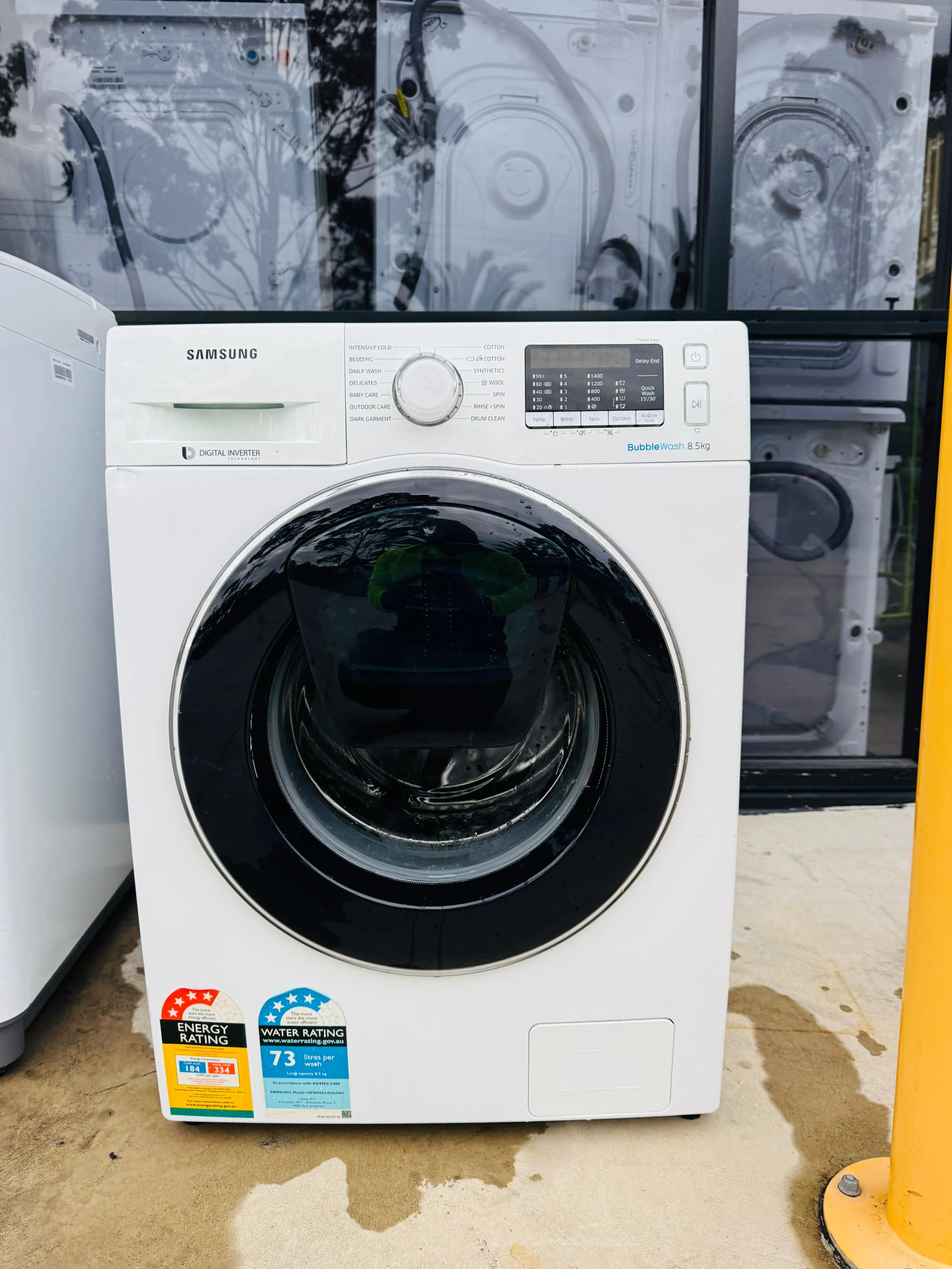 **SAMSUNG 8.5 KGS FRONT LOADER WASHING MACHINE**