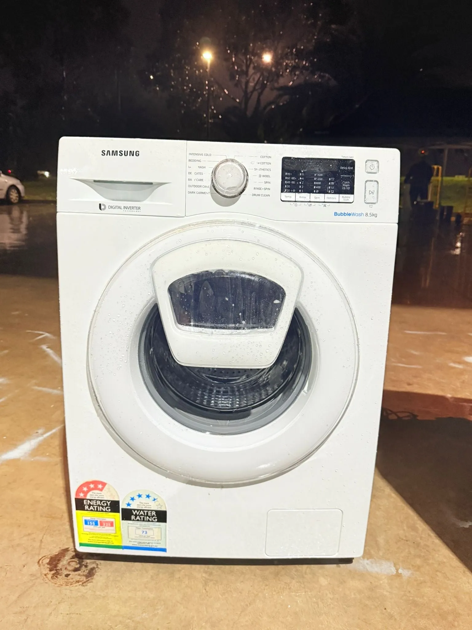 **SAMSUNG 8.5 KGS FRONT LOADER WASHING MACHINE**