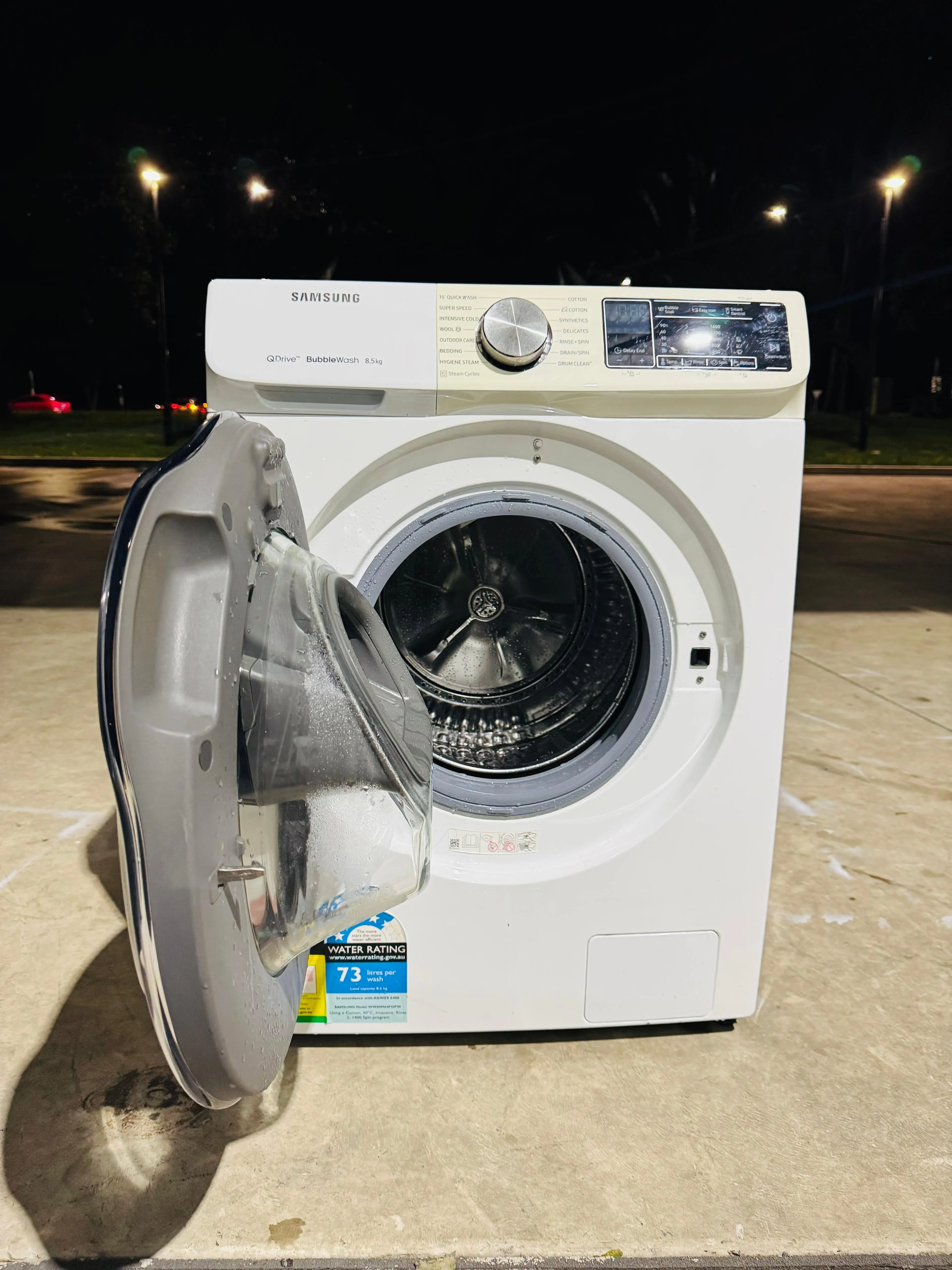 **SAMSUNG 8.5 KGS FRONT LOADER WASHING MACHINE**