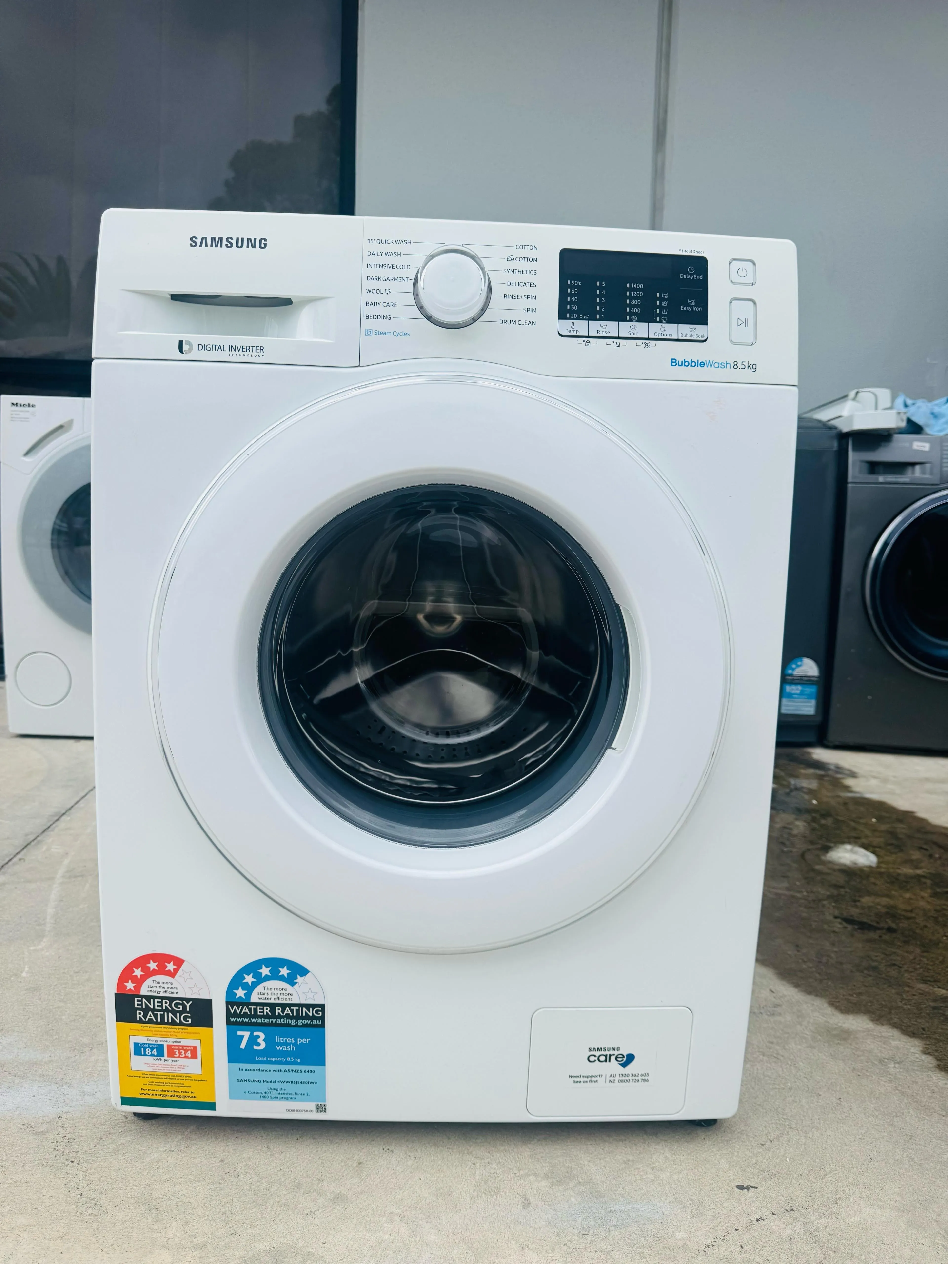 **SAMSUNG 8.5 KGS FRONT LOADER WASHING MACHINE**
