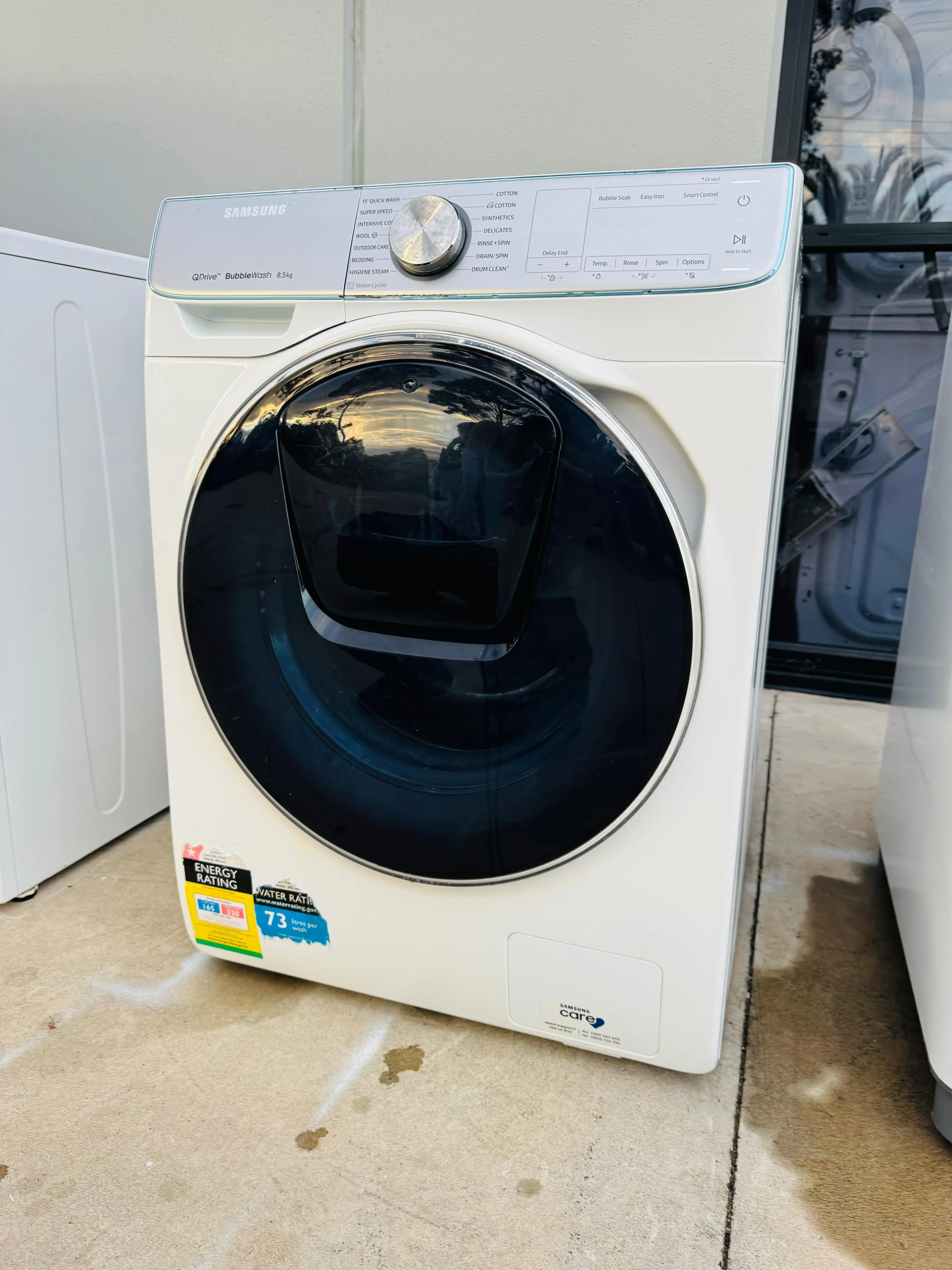 **SAMSUNG 8.5 KGS FRONT LOADER WASHING MACHINE**