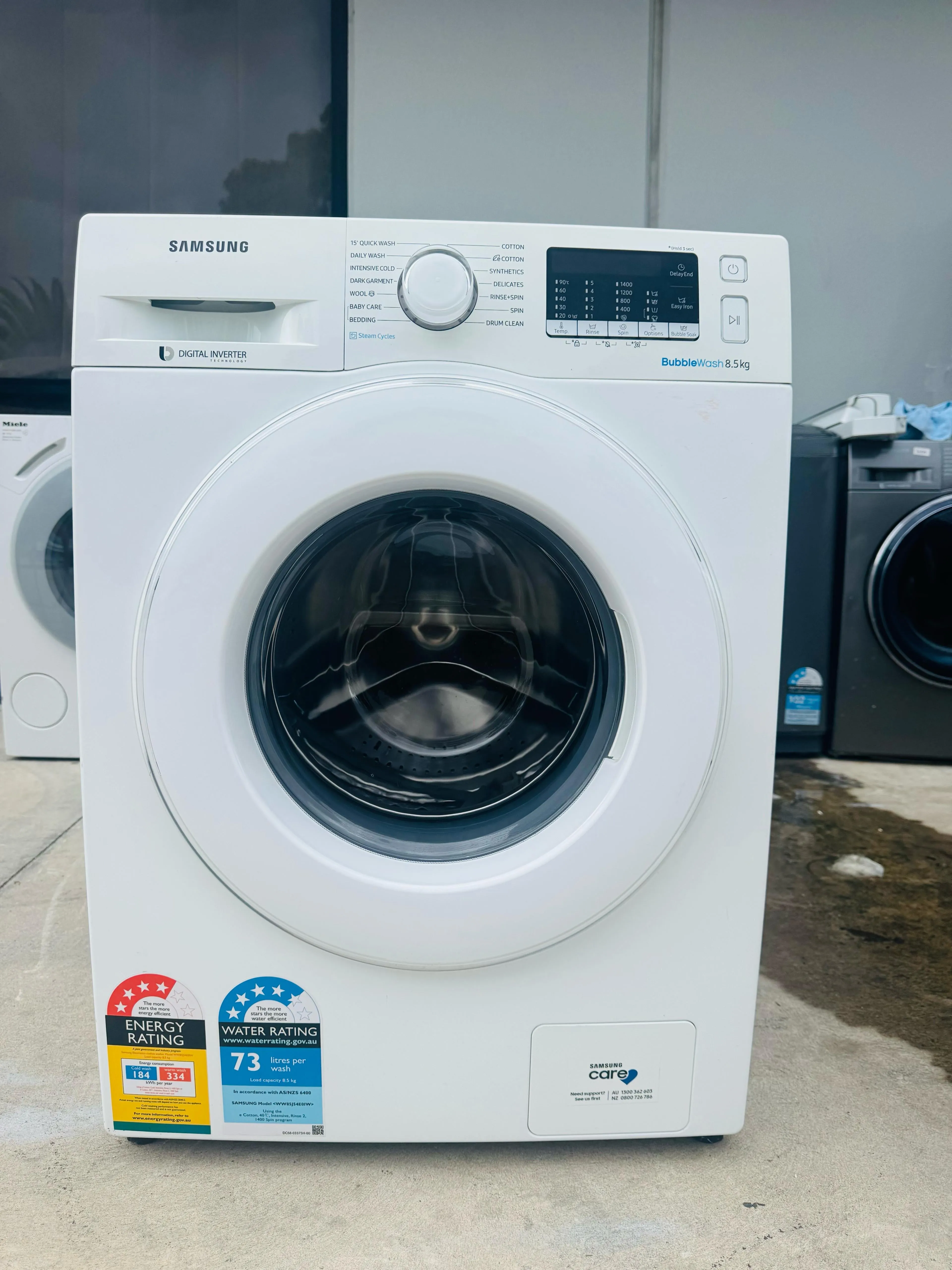 **SAMSUNG 8.5 KGS FRONT LOADER WASHING MACHINE**
