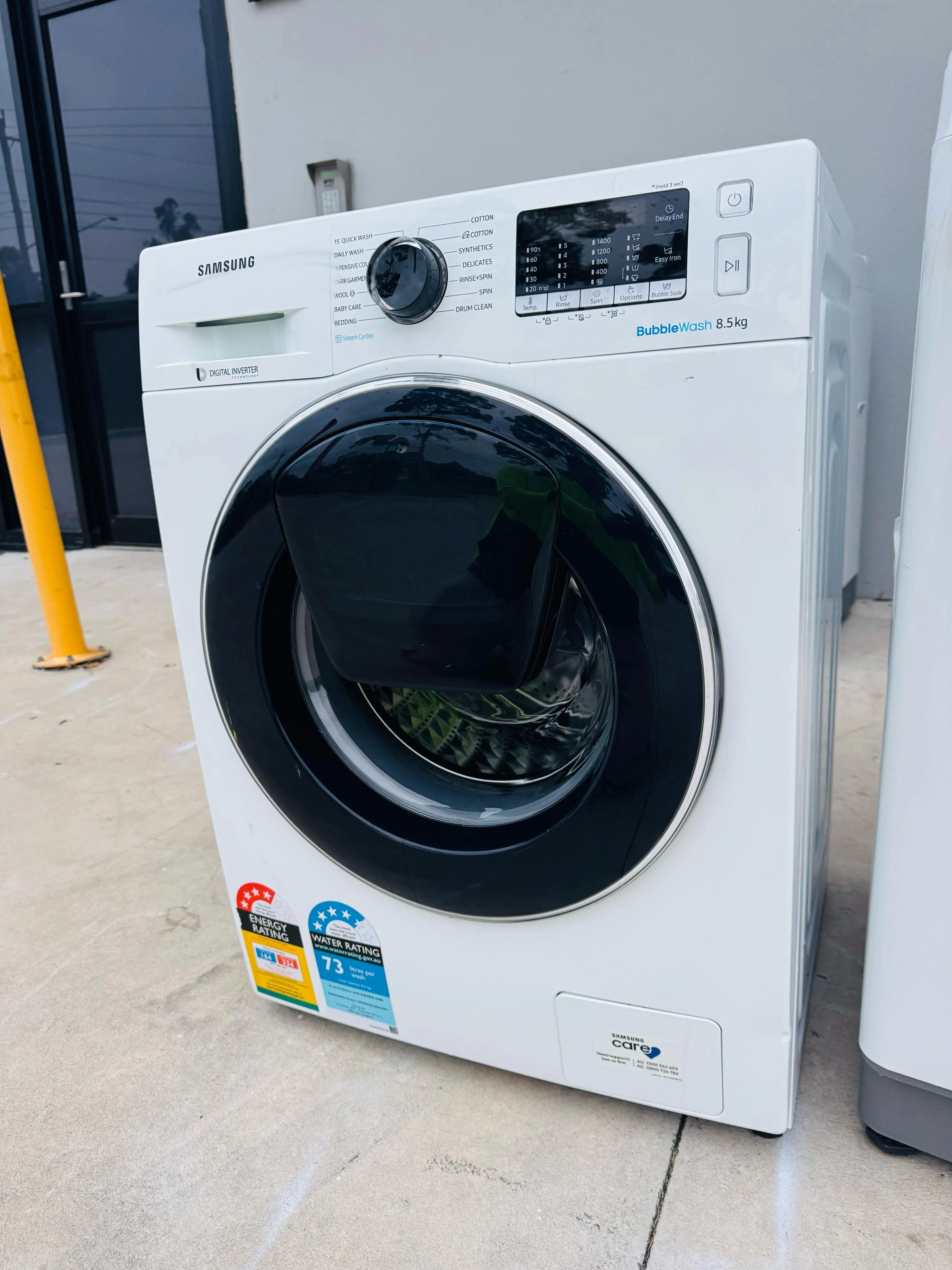 **SAMSUNG 8.5 KGS FRONT LOADER WASHING MACHINE**