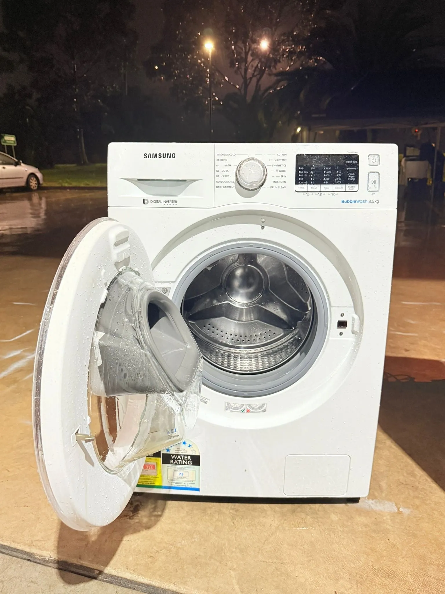 **SAMSUNG 8.5 KGS FRONT LOADER WASHING MACHINE**