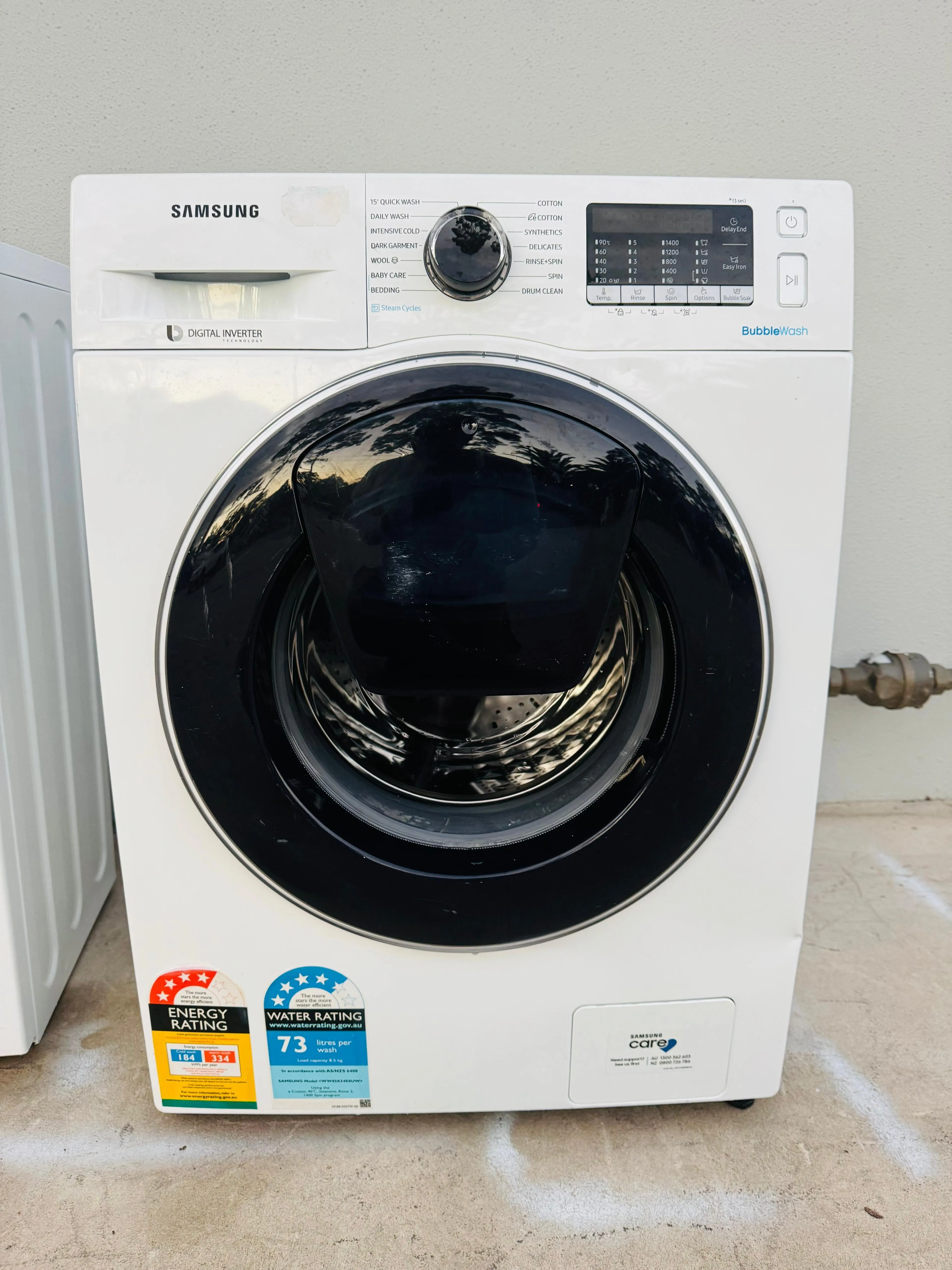 **SAMSUNG 8.5 KGS FRONT LOADER WASHING MACHINE**