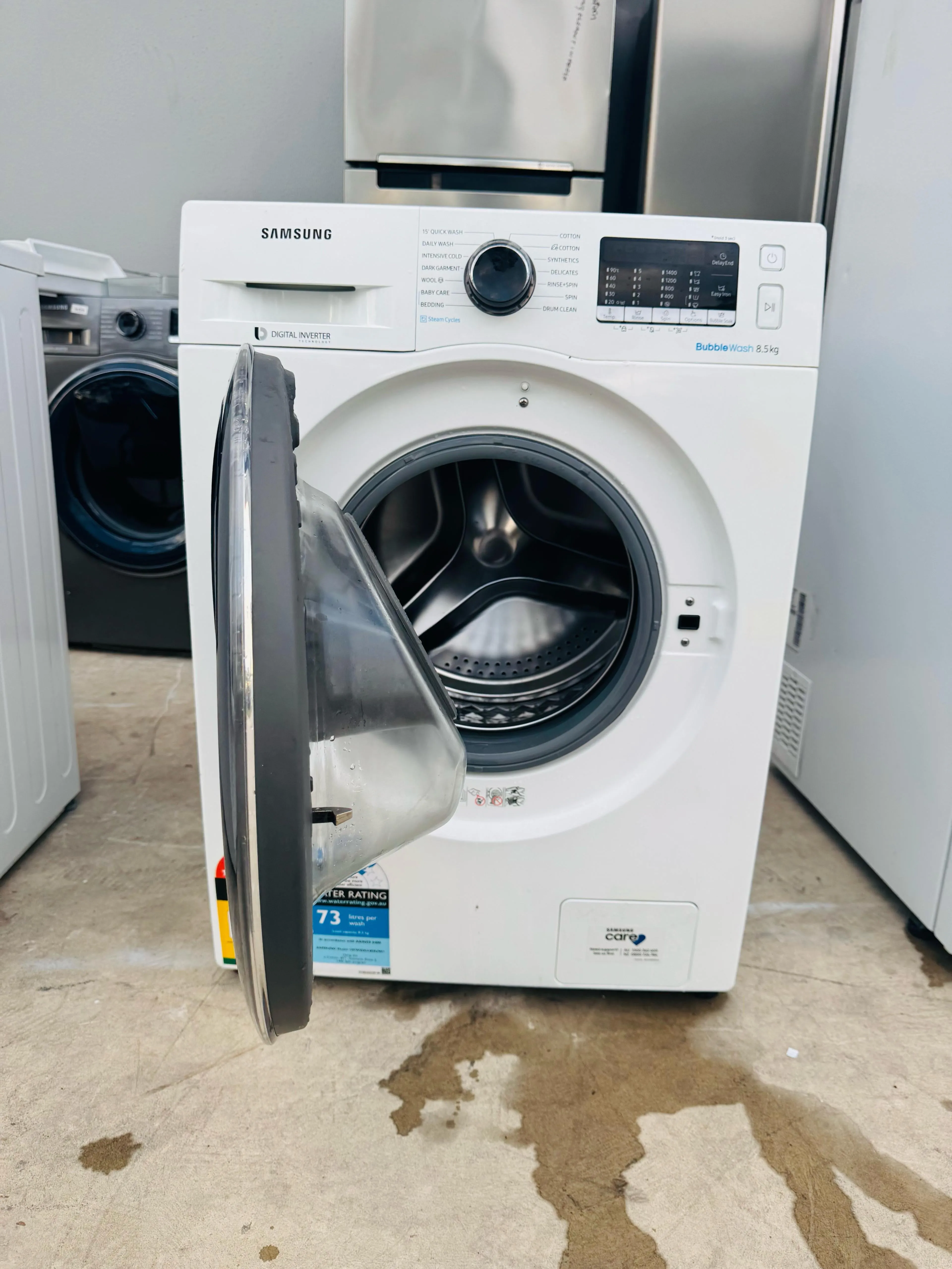 **SAMSUNG 8.5 KGS FRONT LOADER WASHING MACHINE**