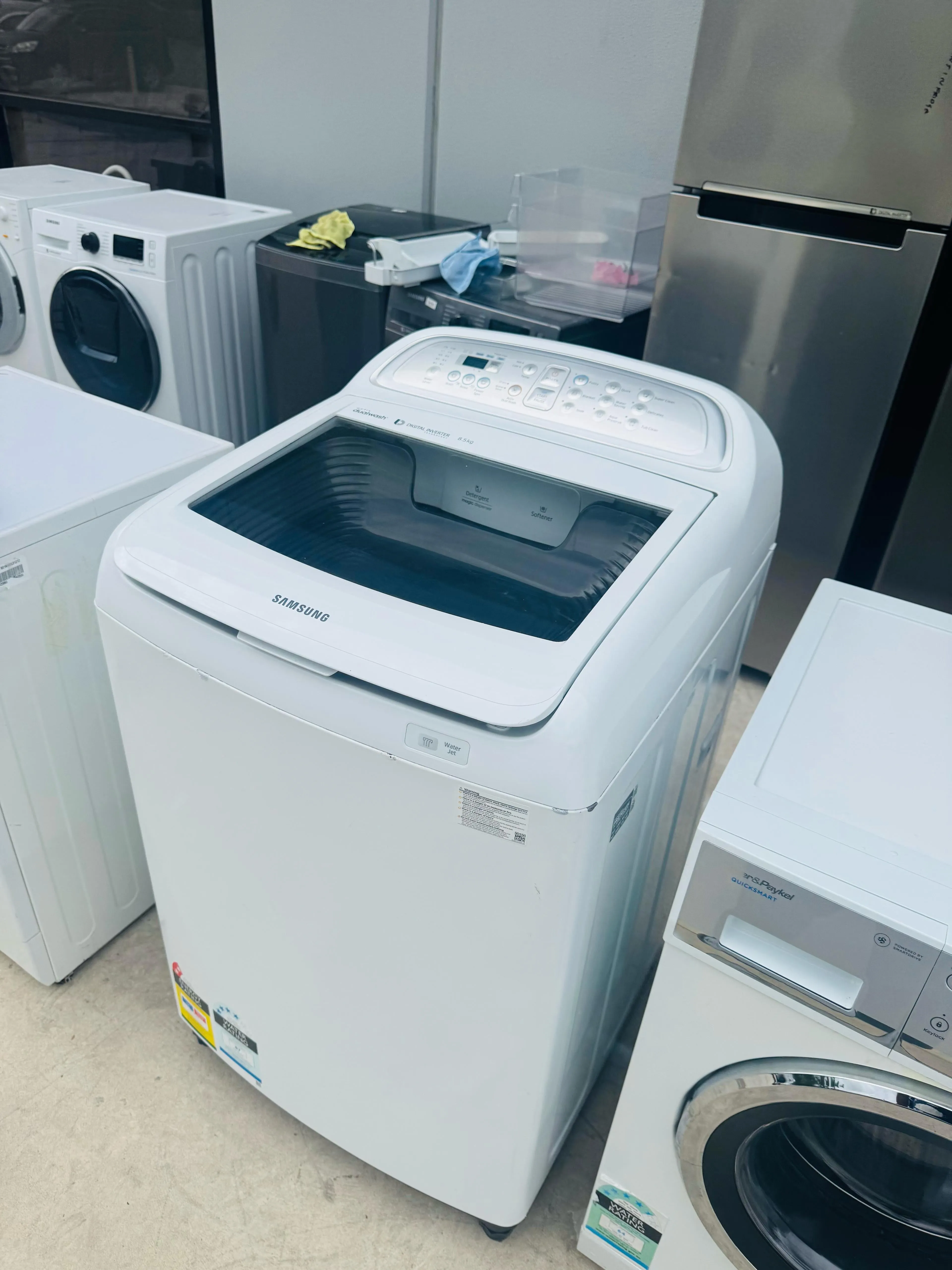 **SAMSUNG 8.5 KGS TOP LOADER WASHING MACHINE**